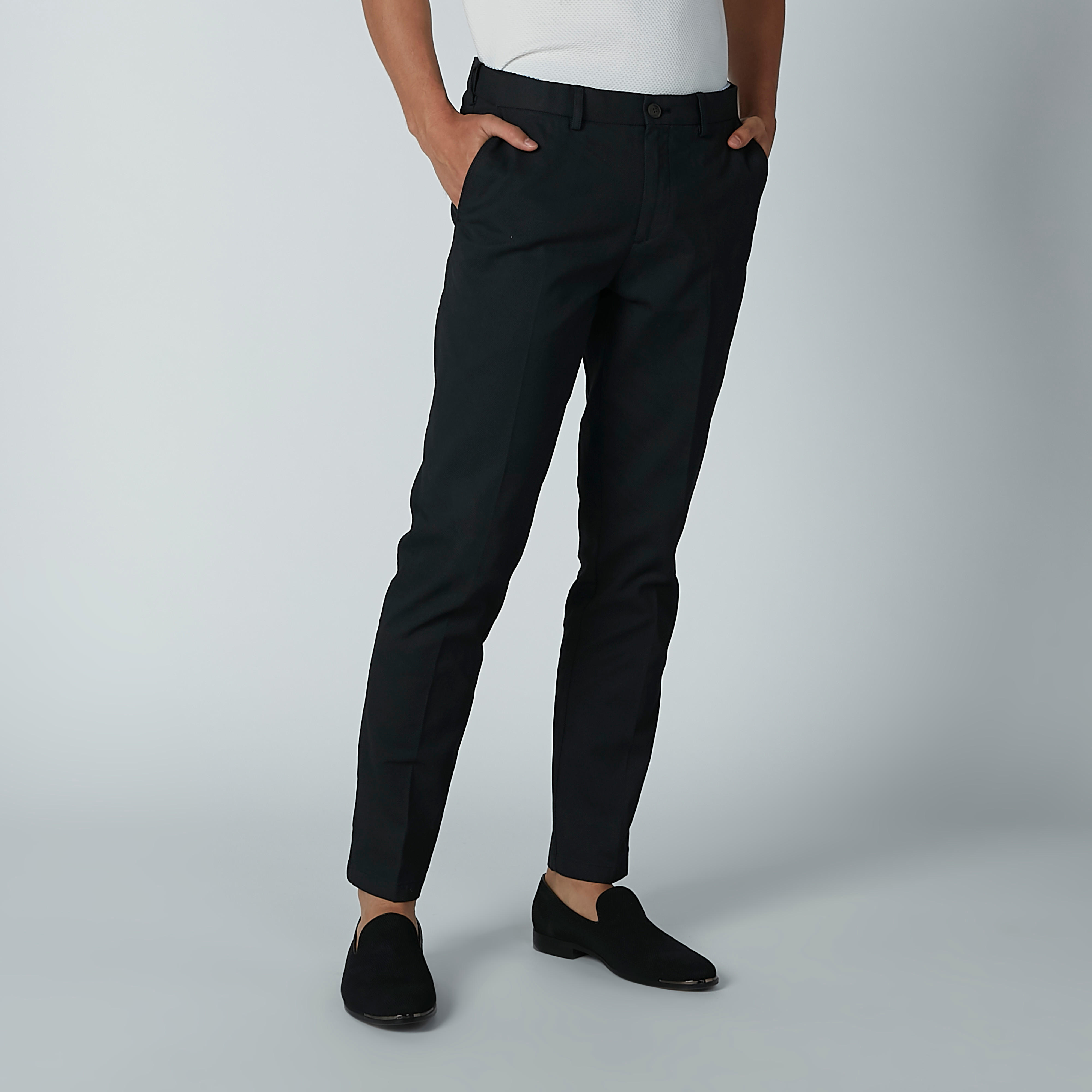 بنطال سادة بقصّة سليم وخصر متوسط الارتفاع وجيوب-men-clothing-bottoms-trousersandchinos-trousers-image-11