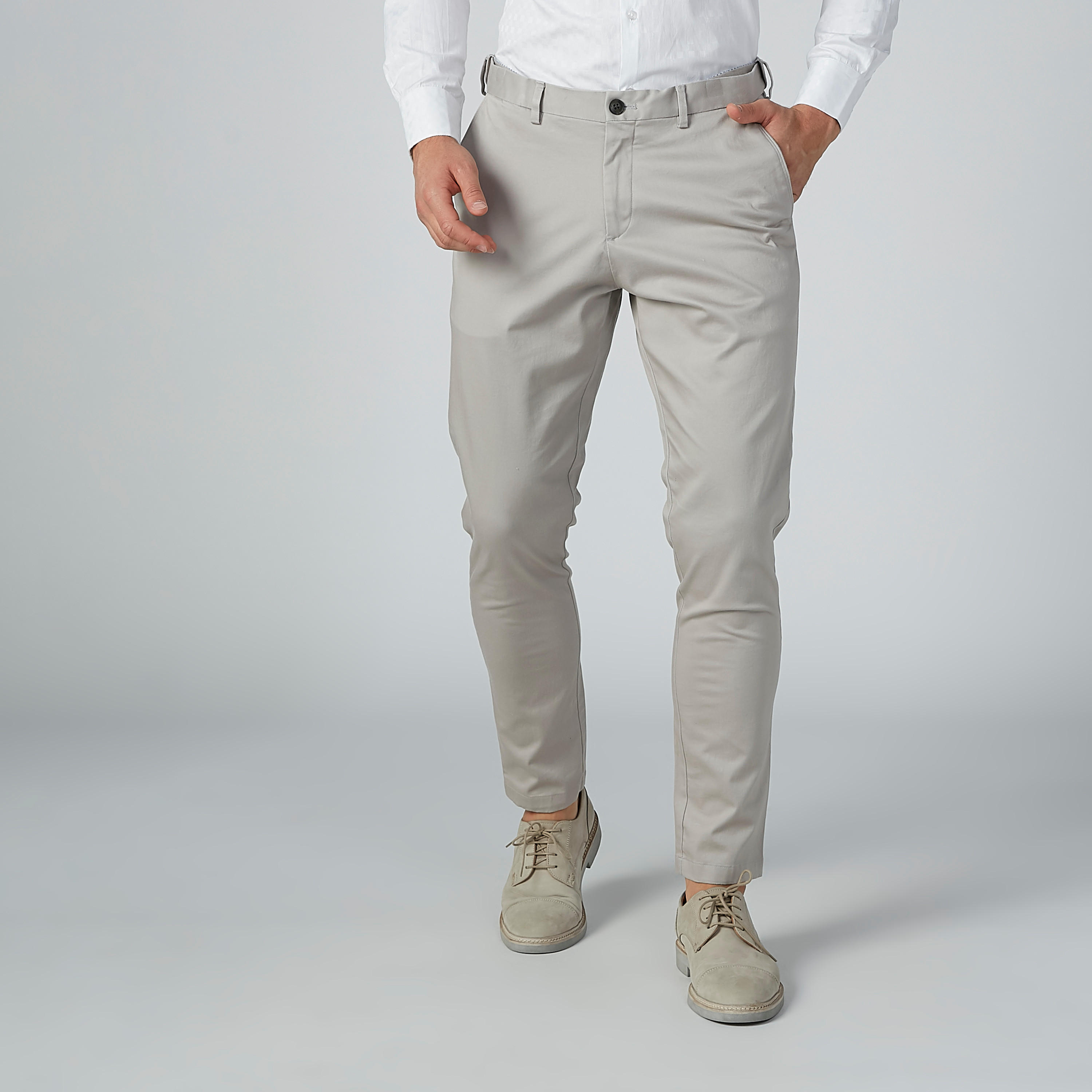بنطال شينو سادة بخصر متوسط الارتفاع وجيوب-men-clothing-bottoms-trousersandchinos-trousers-image-12