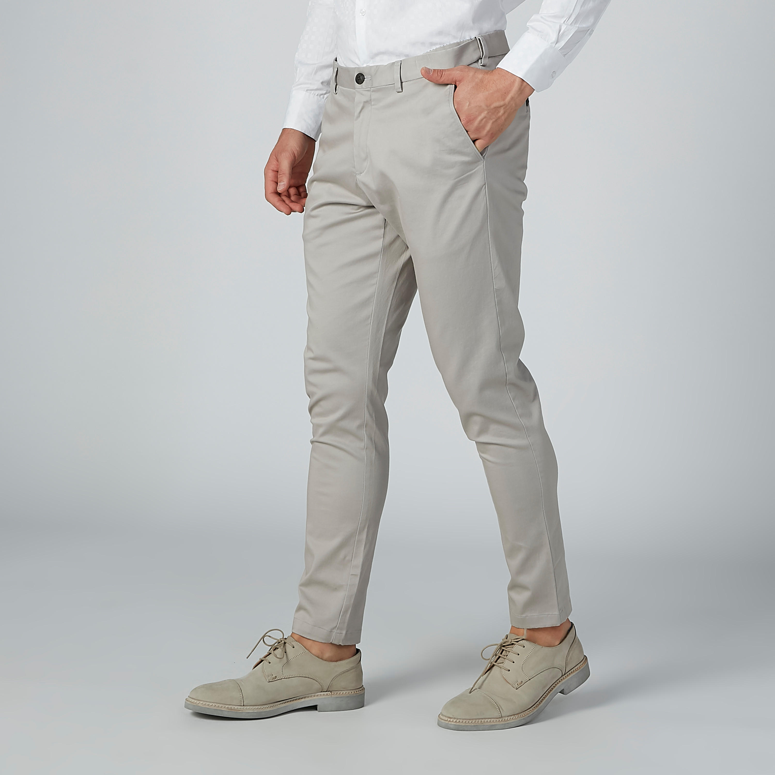 بنطال شينو سادة بخصر متوسط الارتفاع وجيوب-men-clothing-bottoms-trousersandchinos-trousers-image-15