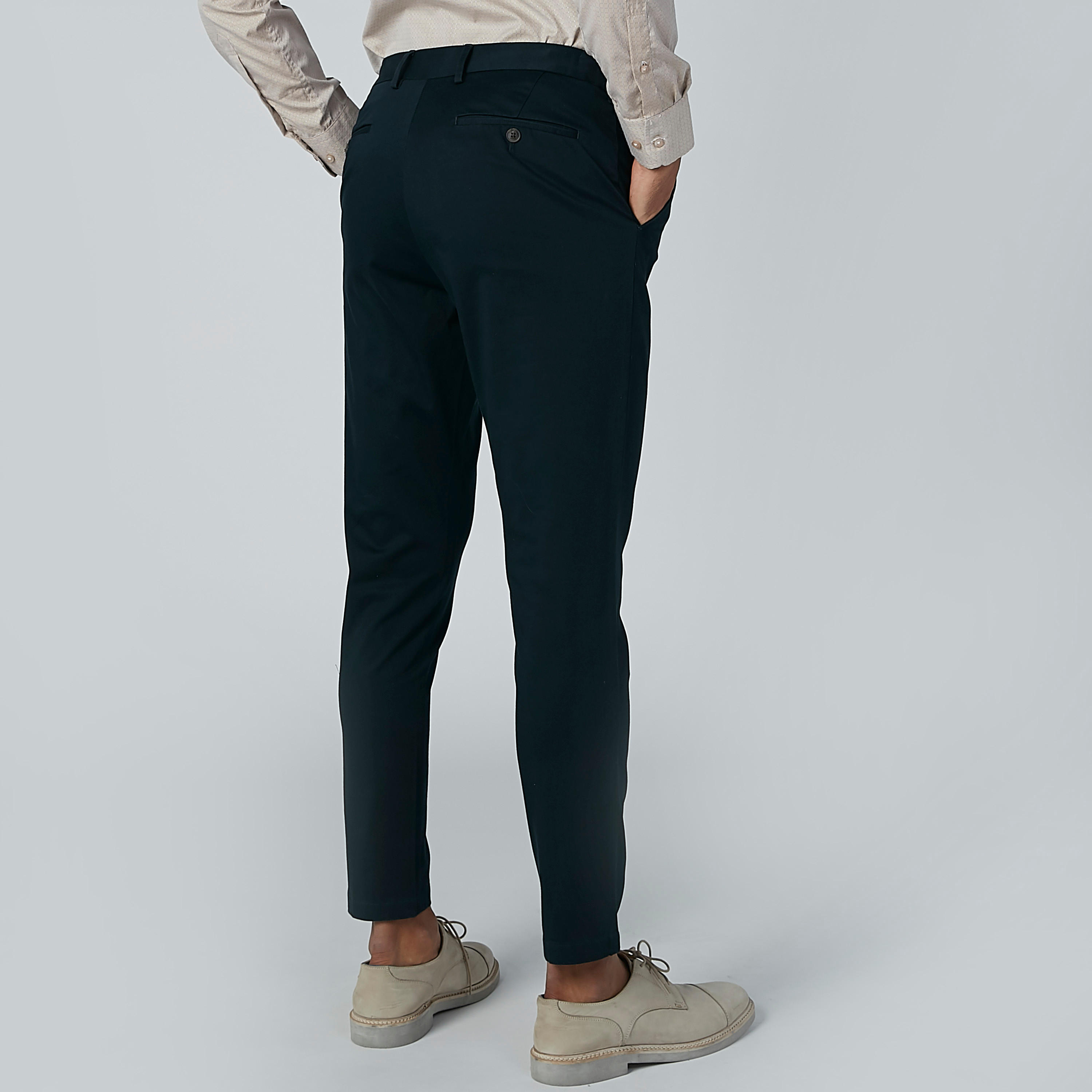 بنطال شينو سادة بخصر متوسط الارتفاع وجيوب-men-clothing-bottoms-trousersandchinos-trousers-image-5