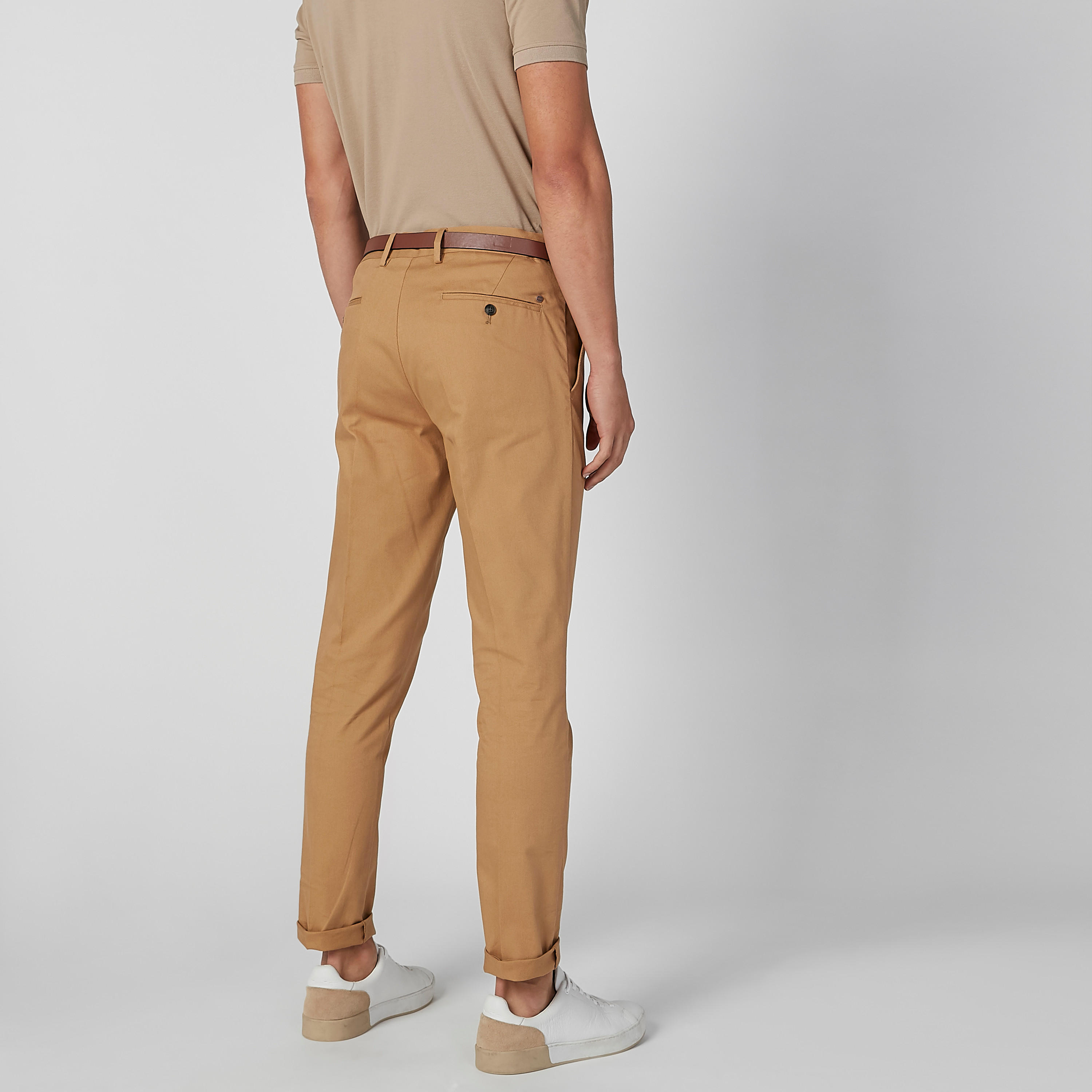 بنطلون شينو سادة بجيوب وحلقات للحزام-men-clothing-bottoms-trousersandchinos-trousers-image-3