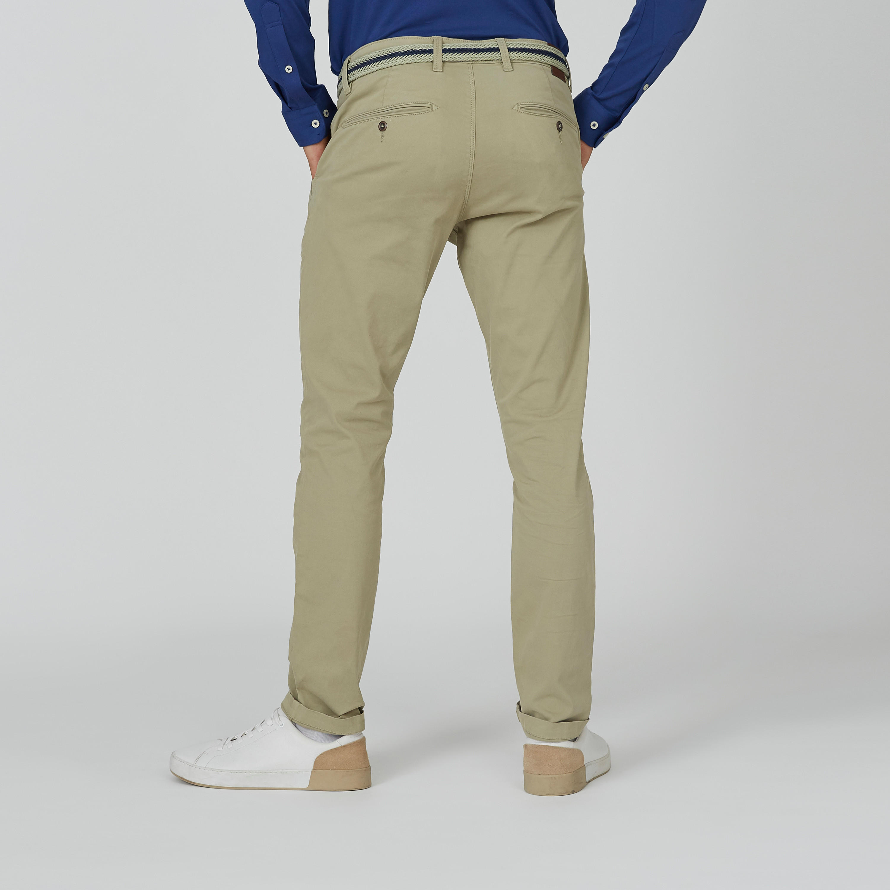 بنطلون شينو سادة بجيوب وحلقات للحزام-men-clothing-bottoms-trousersandchinos-trousers-image-3