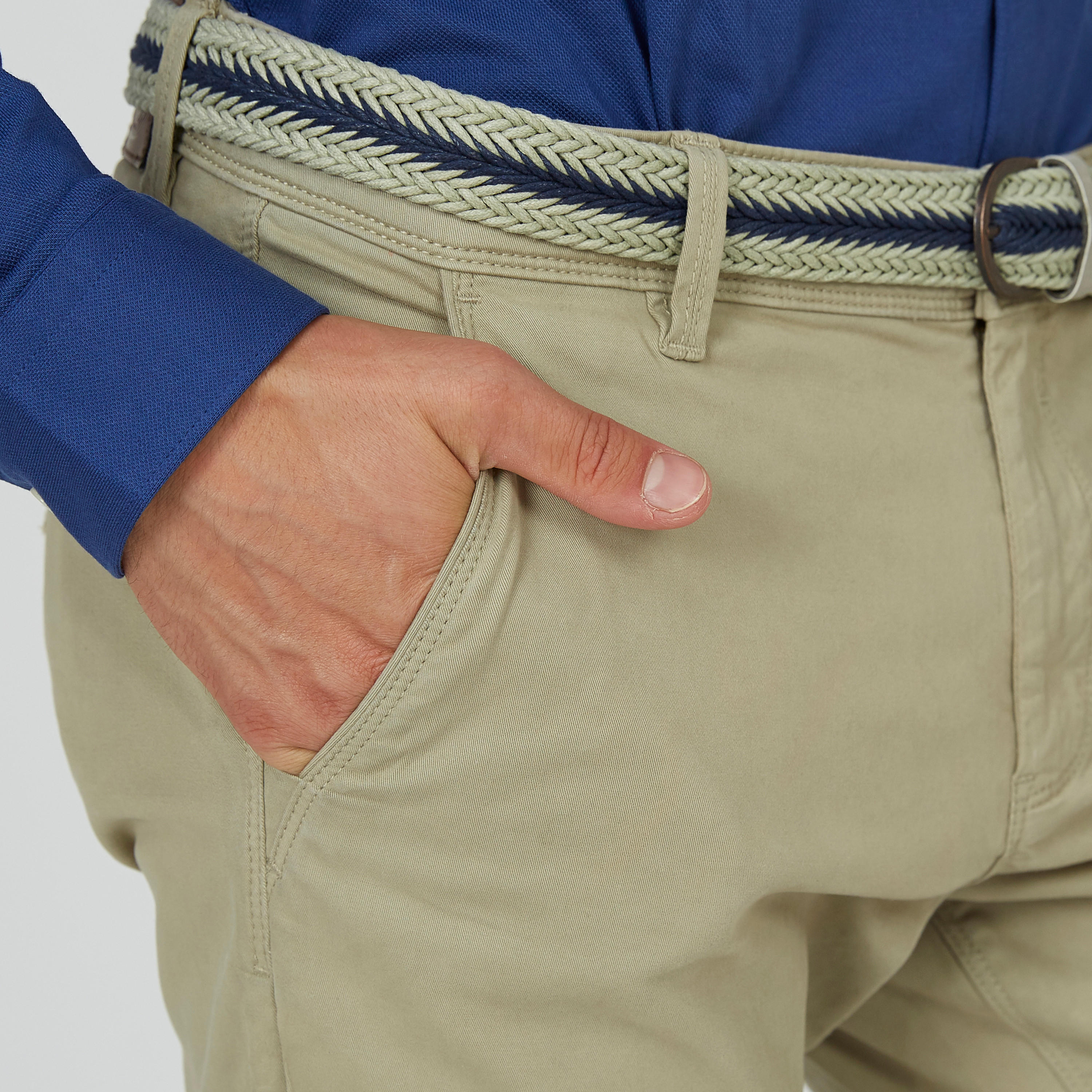 بنطلون شينو سادة بجيوب وحلقات للحزام-men-clothing-bottoms-trousersandchinos-trousers-image-1