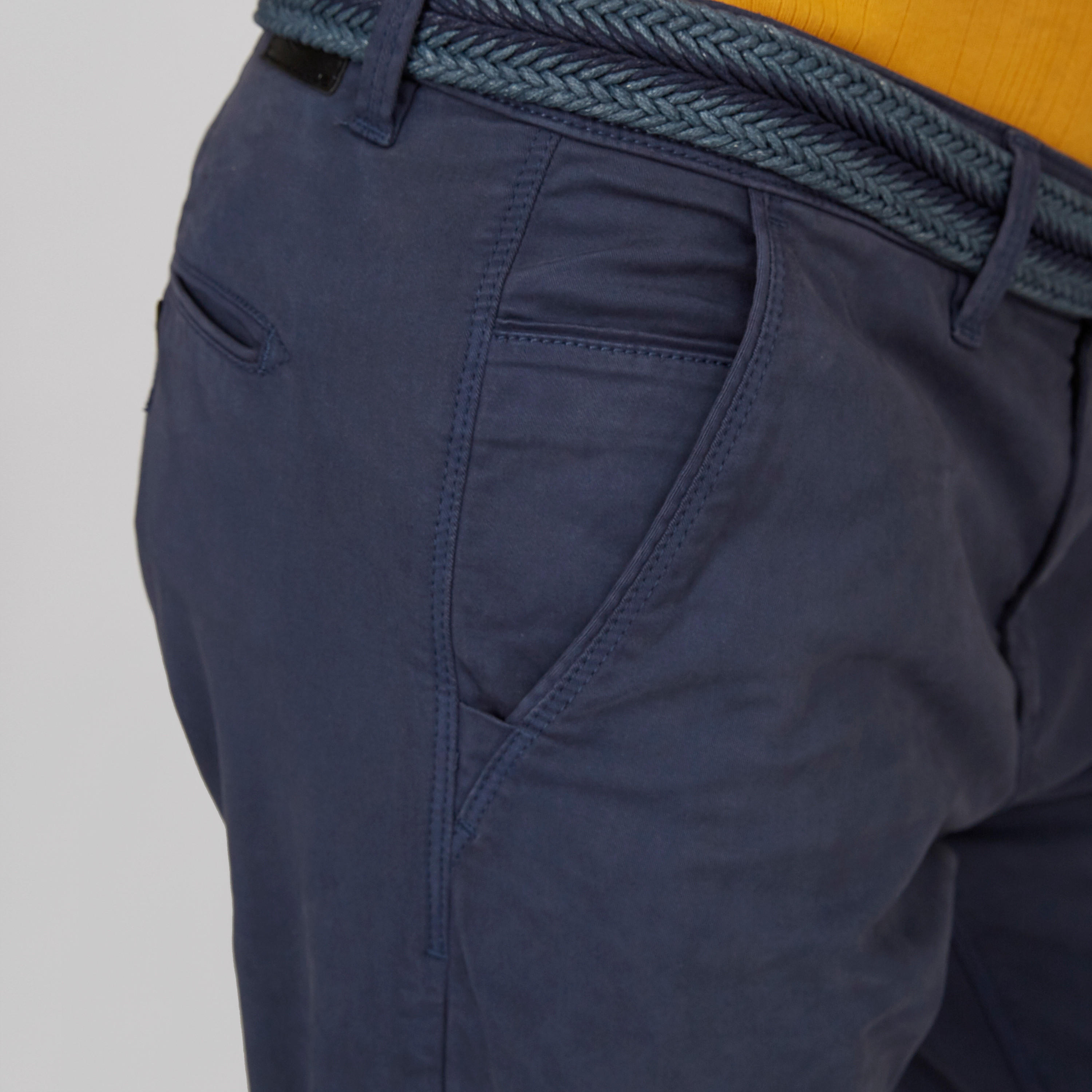 بنطلون شينو سادة طويل بجيوب وحلقات للحزام-men-clothing-bottoms-trousersandchinos-trousers-image-4