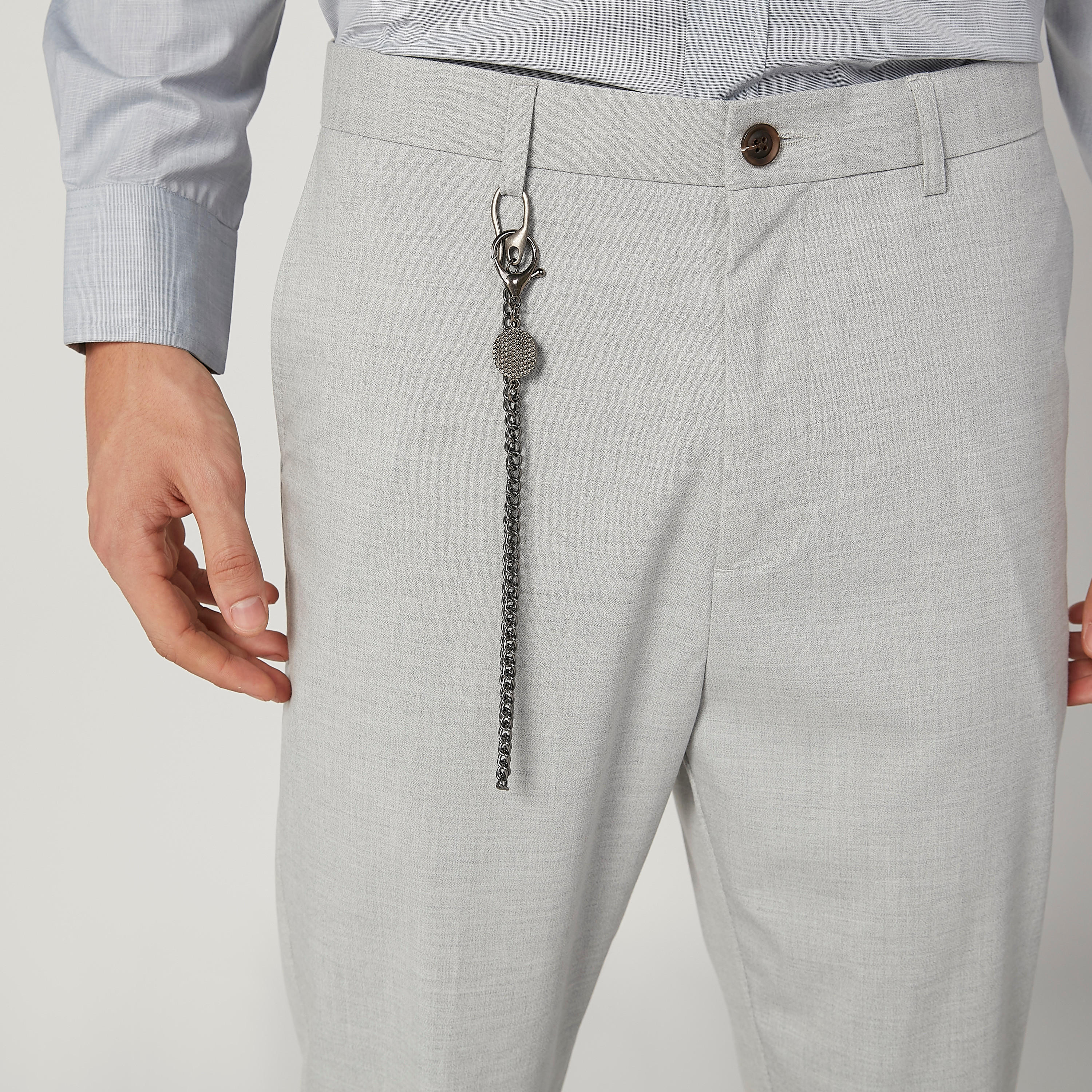 Sustainable Slim Fit Plain Mid Waist Trousers with Pockets-men-clothing-bottoms-trousersandchinos-trousers-image-3