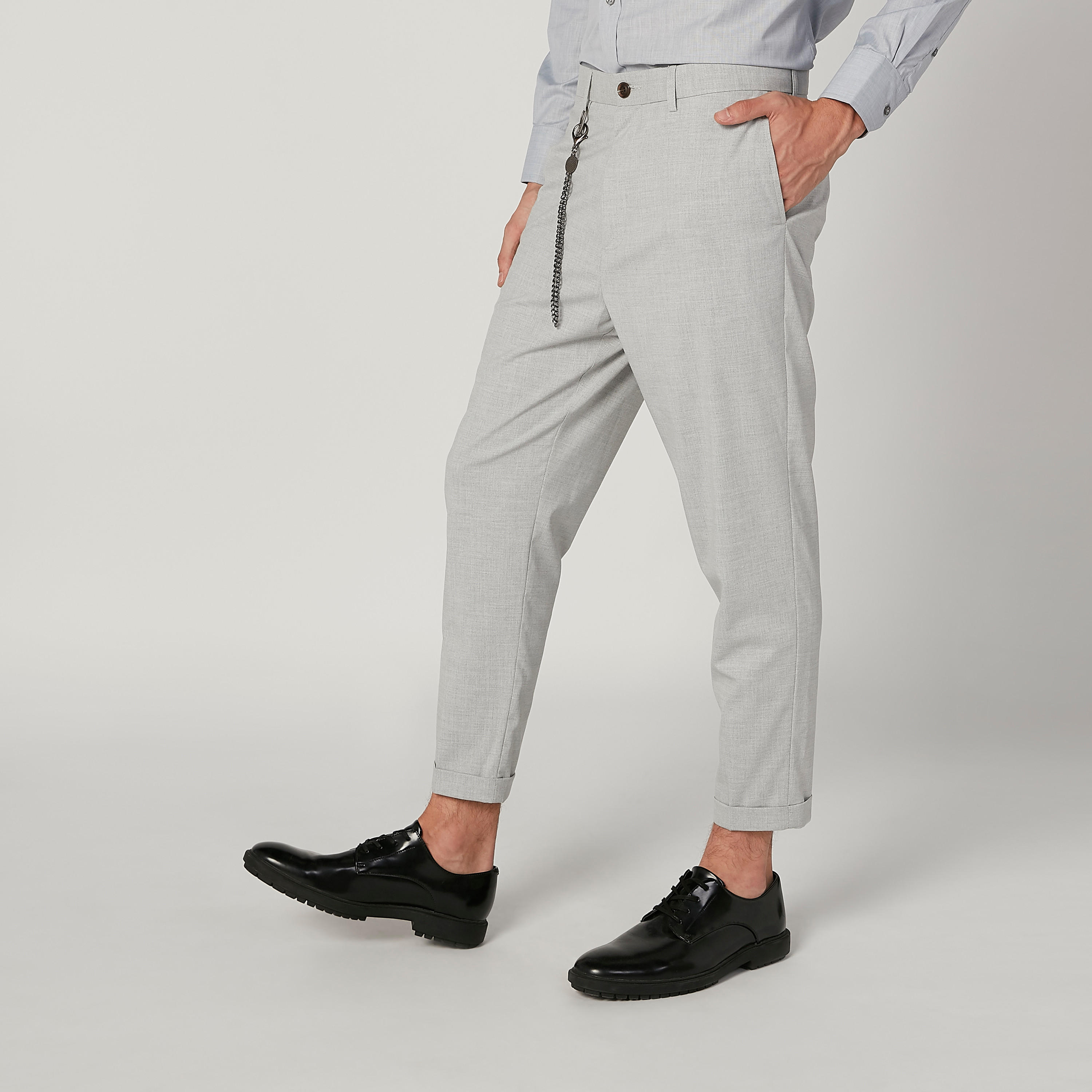 Sustainable Slim Fit Plain Mid Waist Trousers with Pockets-men-clothing-bottoms-trousersandchinos-trousers-image-5