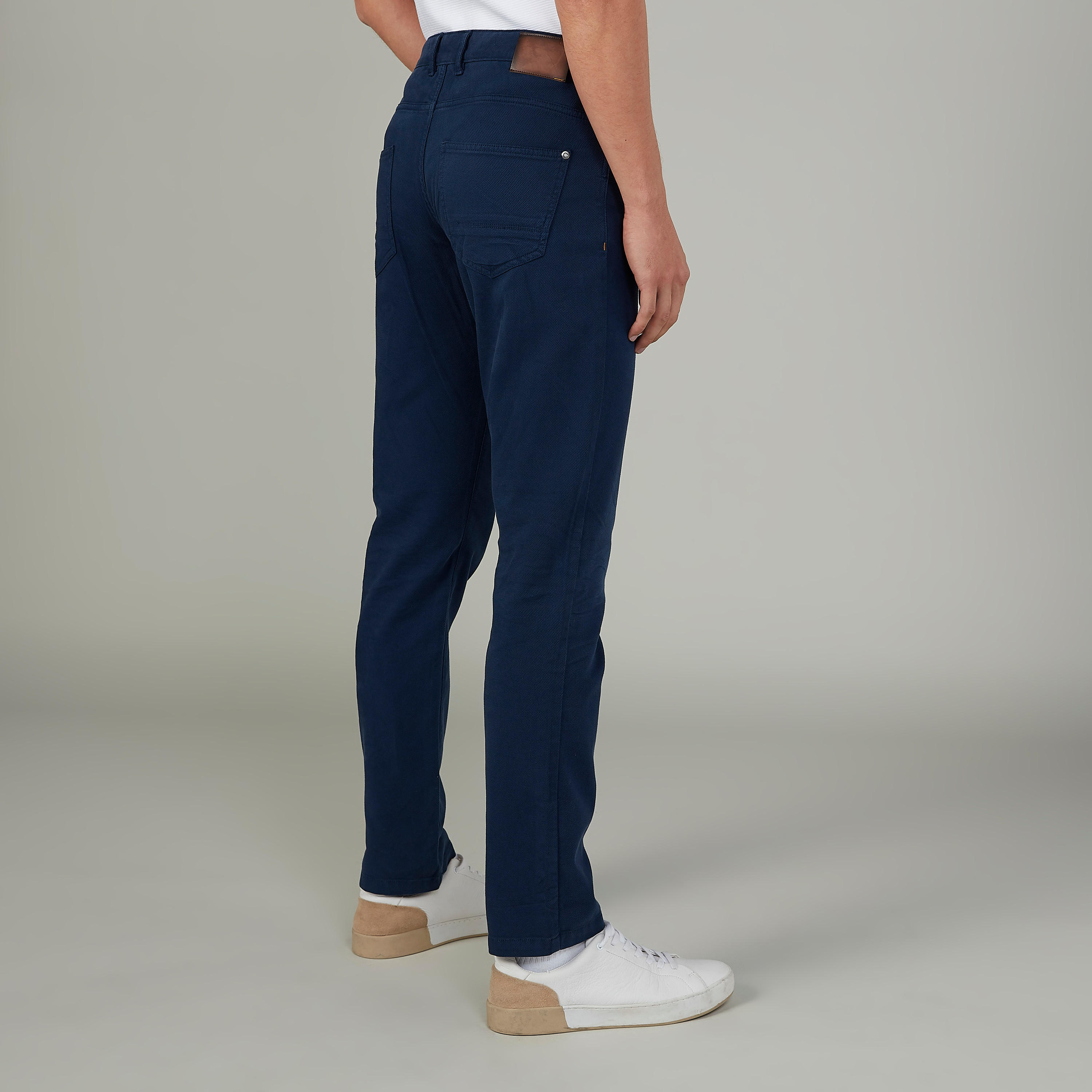 بنطال شينو سادة بجيوب وعروات حزام-men-clothing-bottoms-trousersandchinos-trousers-image-4