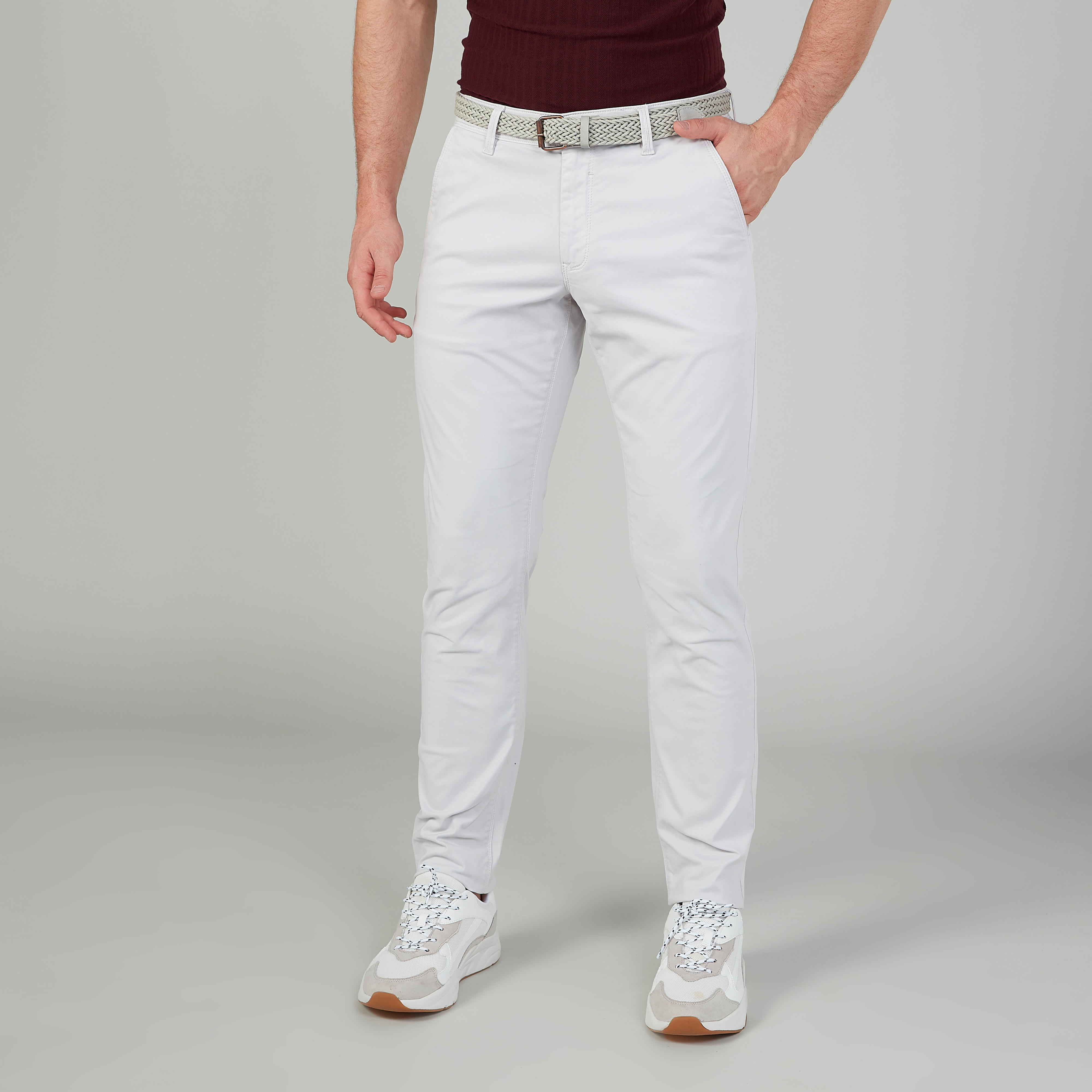 بنطلون سادة طويا بجيوب وحلقات للحزام-men-clothing-bottoms-trousersandchinos-trousers-image-1