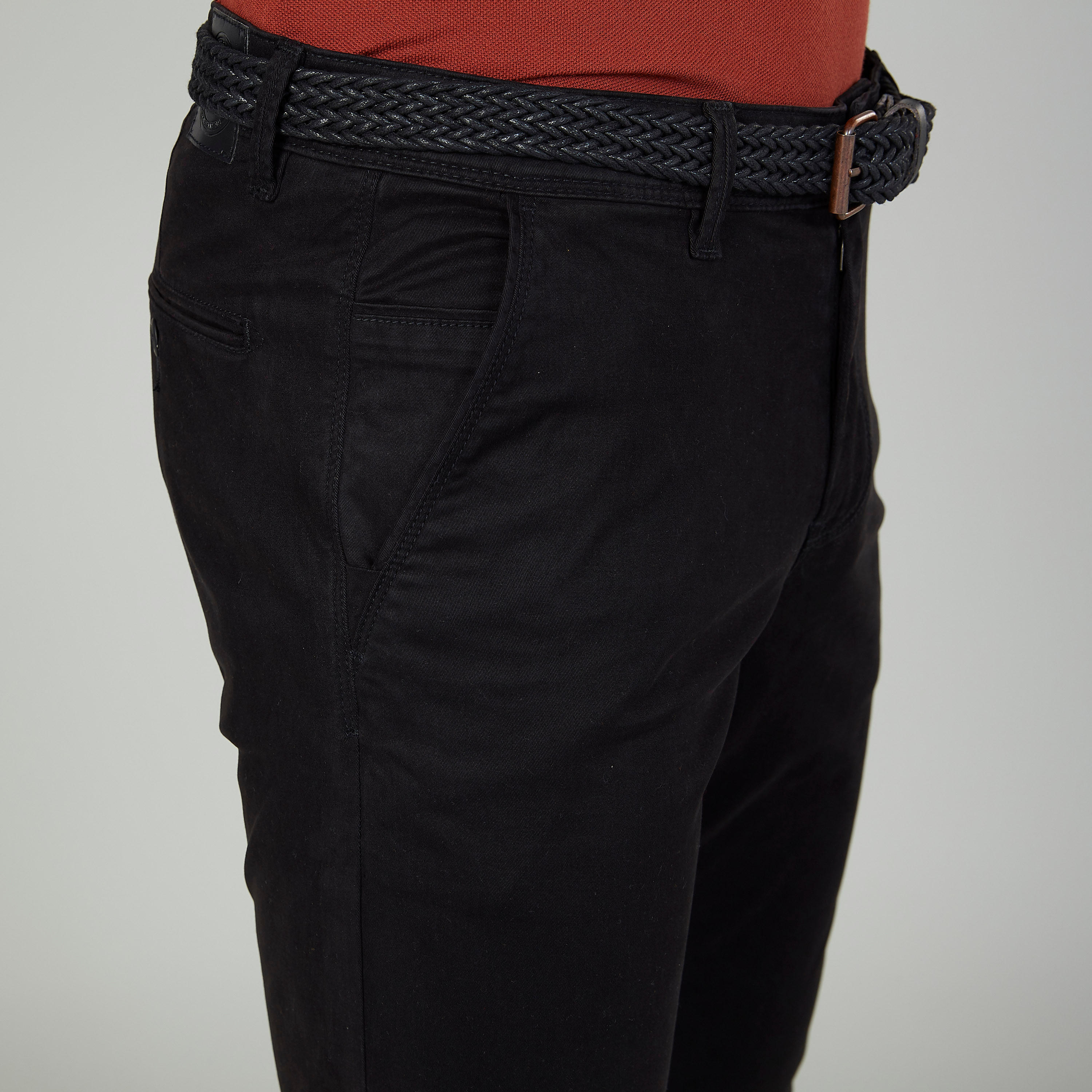 بنطلون سادة بجيوب وحلقات للحزام-men-clothing-bottoms-trousersandchinos-trousers-image-3