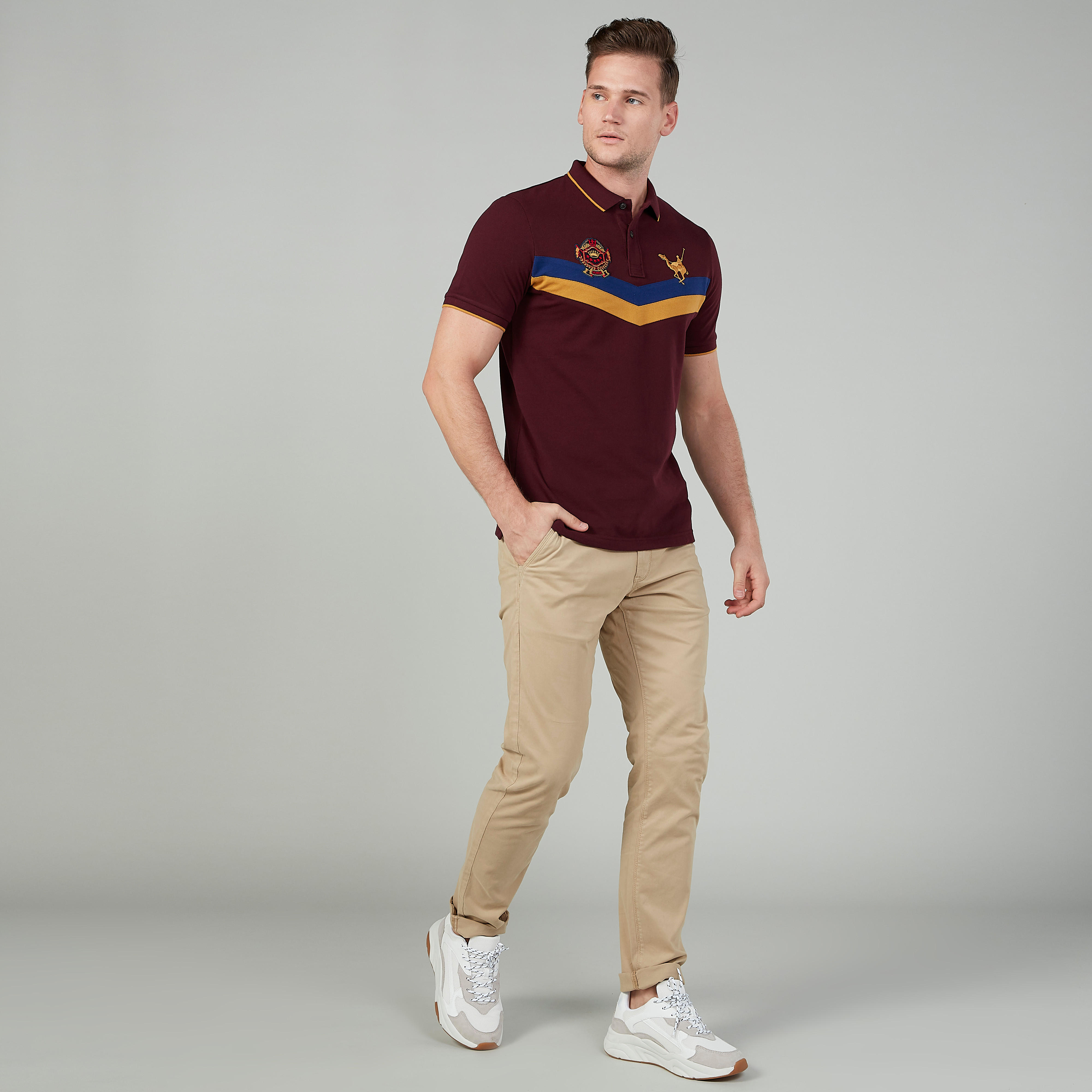 بنطلون سادة طويل بجيوب وحلقات للحزام-men-clothing-bottoms-trousersandchinos-trousers-image-2
