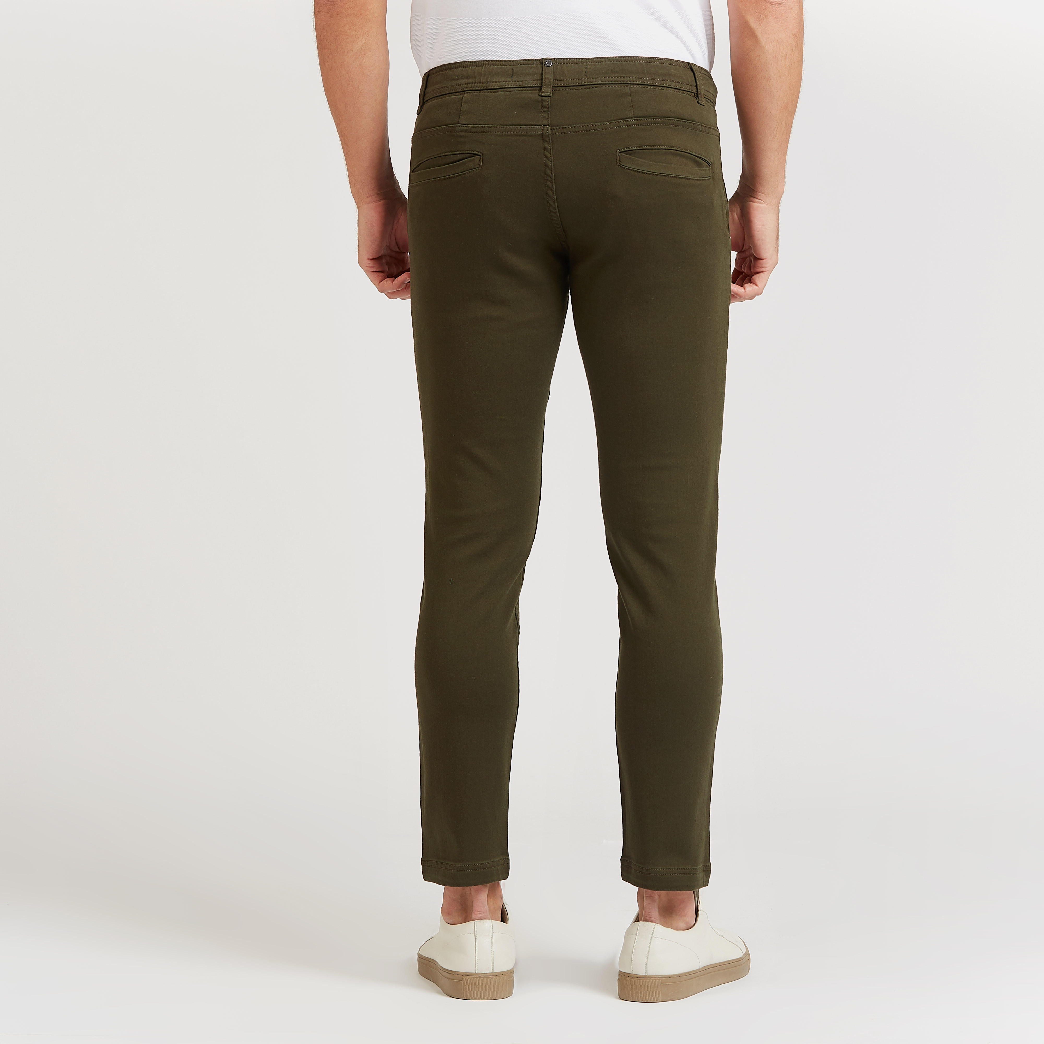 بنطلون شينو سليم سادة بخصر متوسط الارتفاع وجيوب وعراوي-men-clothing-bottoms-trousersandchinos-trousers-image-19