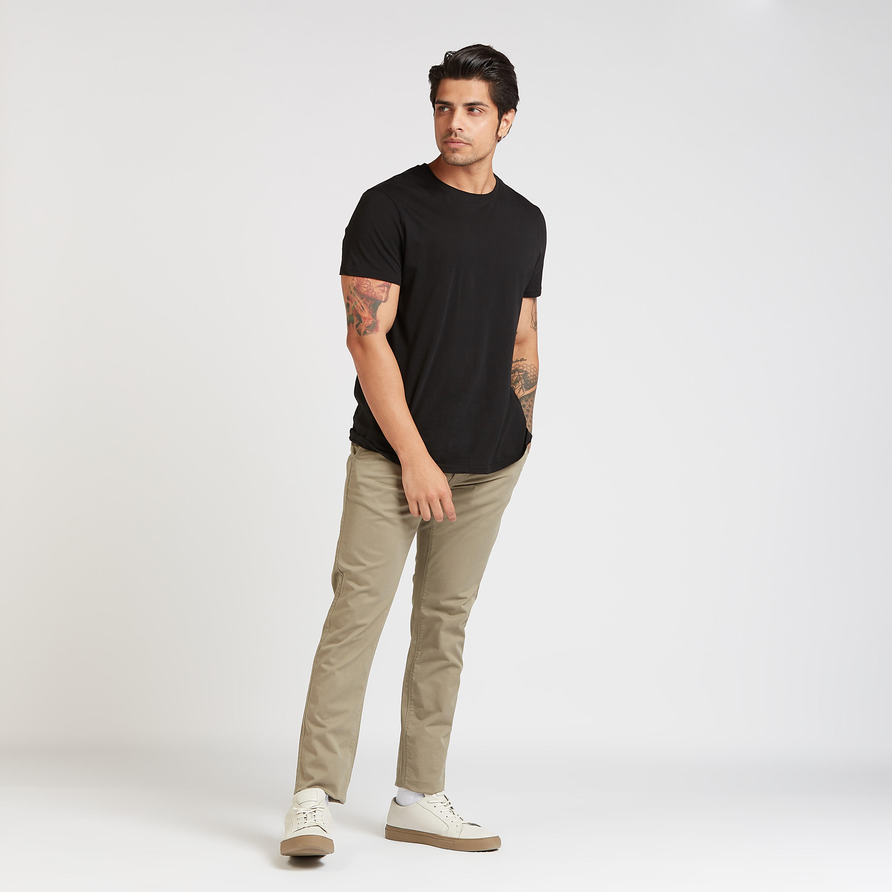 بنطال شينو طويل سادة بجيوب وحلقات للحزام-men-clothing-bottoms-trousersandchinos-trousers-image-10