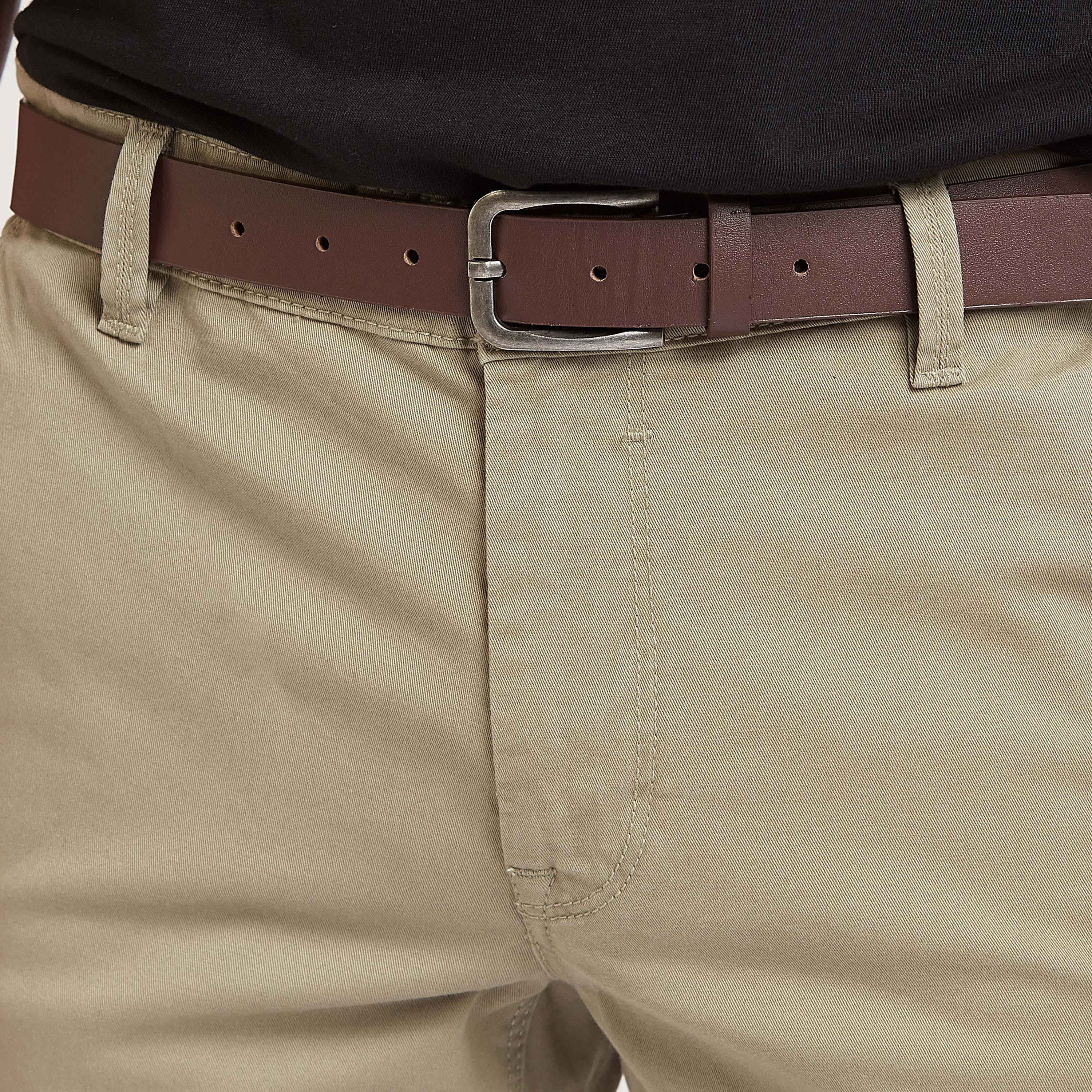بنطال شينو طويل سادة بجيوب وحلقات للحزام-men-clothing-bottoms-trousersandchinos-trousers-image-11