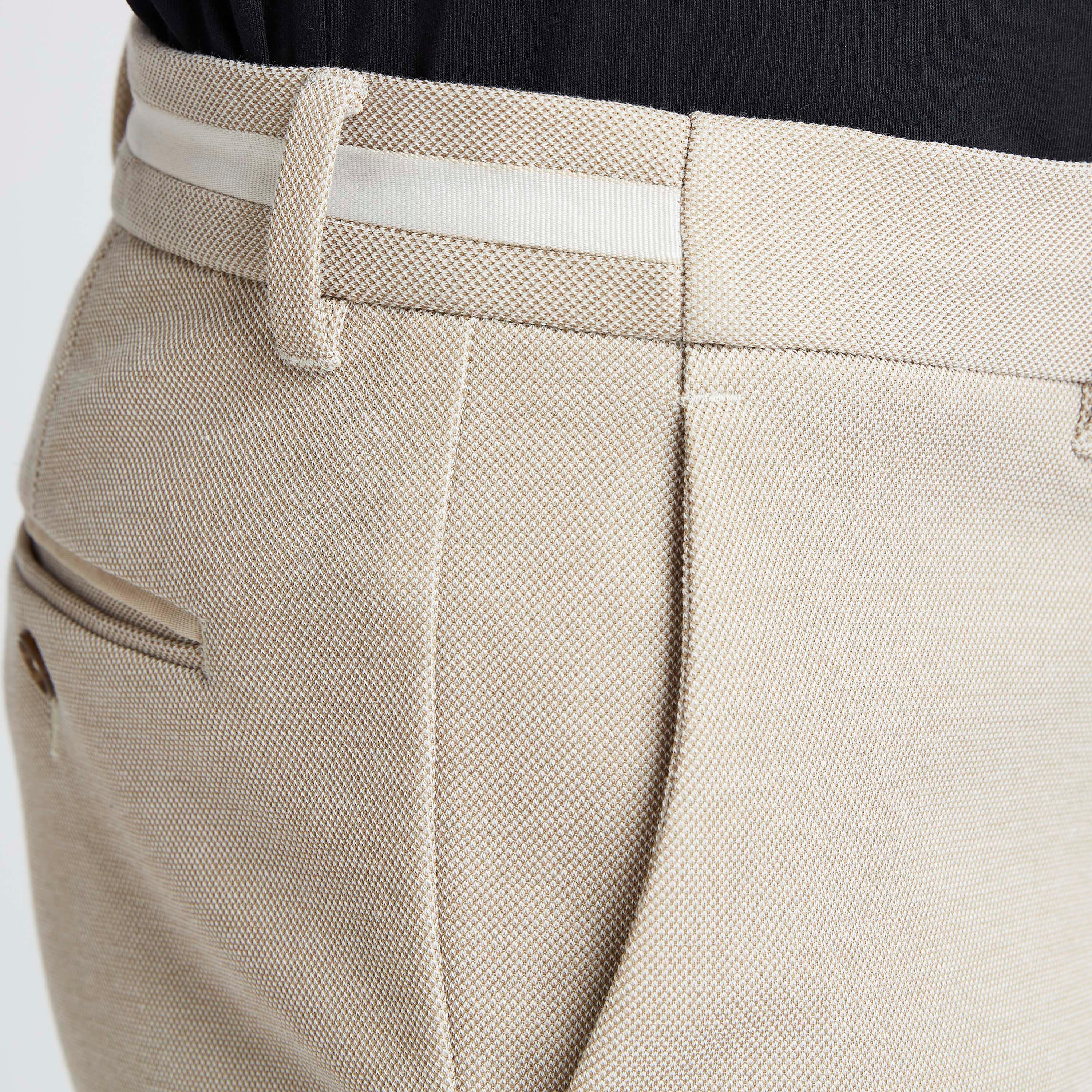 بنطلون شينو سليم فيت بارز الملمس بخصر متوسّط الارتفاع وجيوب-men-clothing-bottoms-trousersandchinos-trousers-image-3