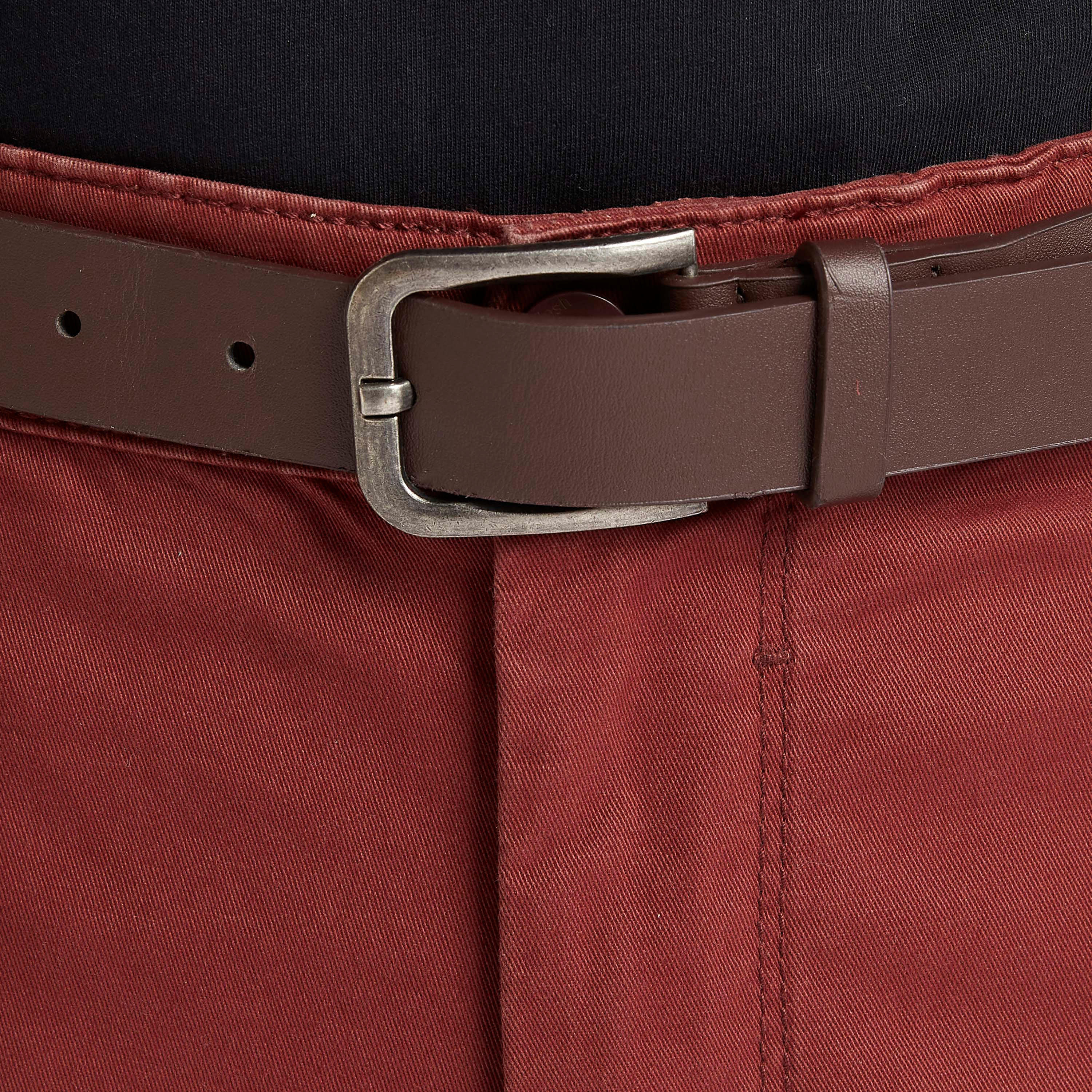 Solid Chino Pants with Button Closure and Pin Buckle Belt-men-clothing-bottoms-trousersandchinos-chinos-image-3