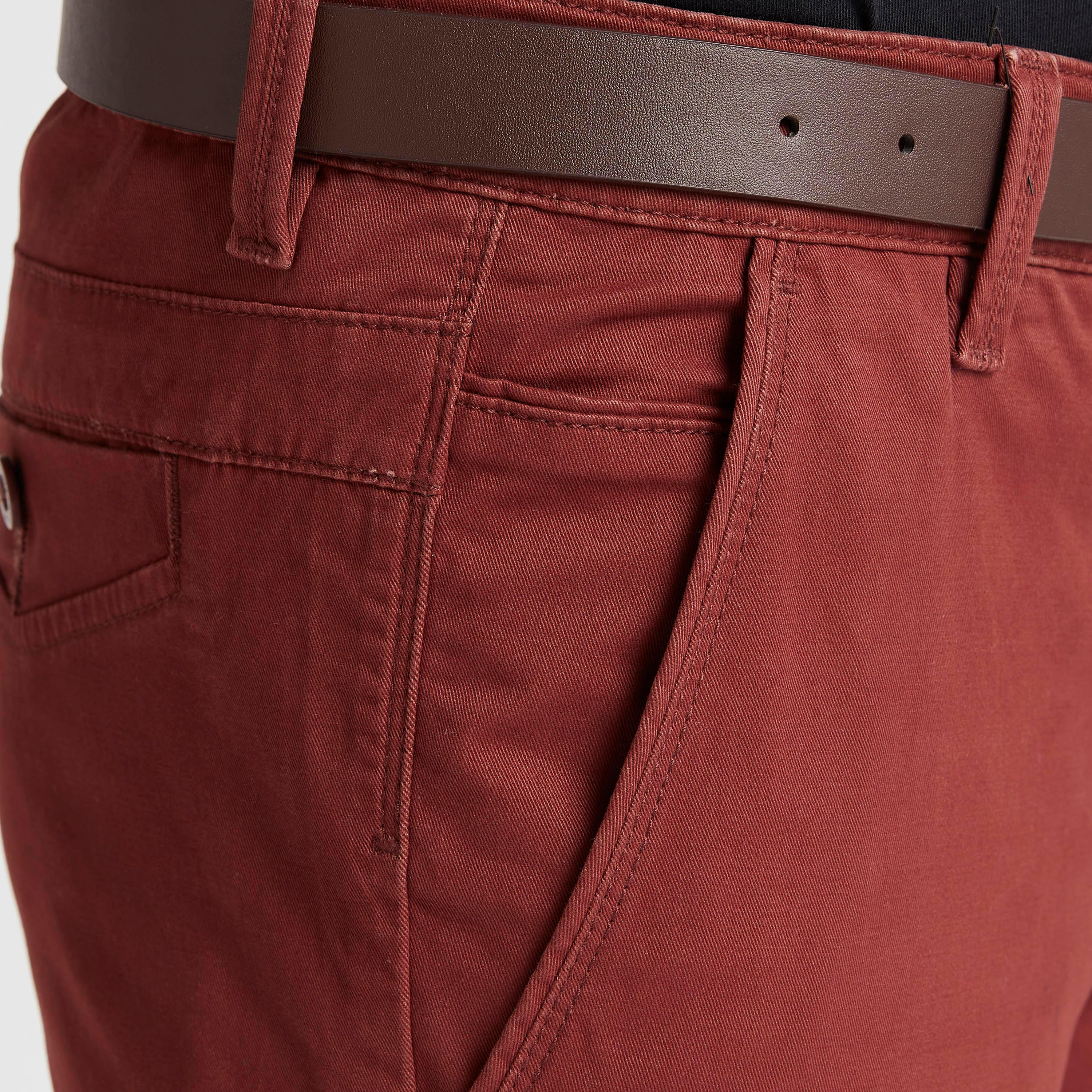 Solid Chino Pants with Button Closure and Pin Buckle Belt-men-clothing-bottoms-trousersandchinos-chinos-image-5