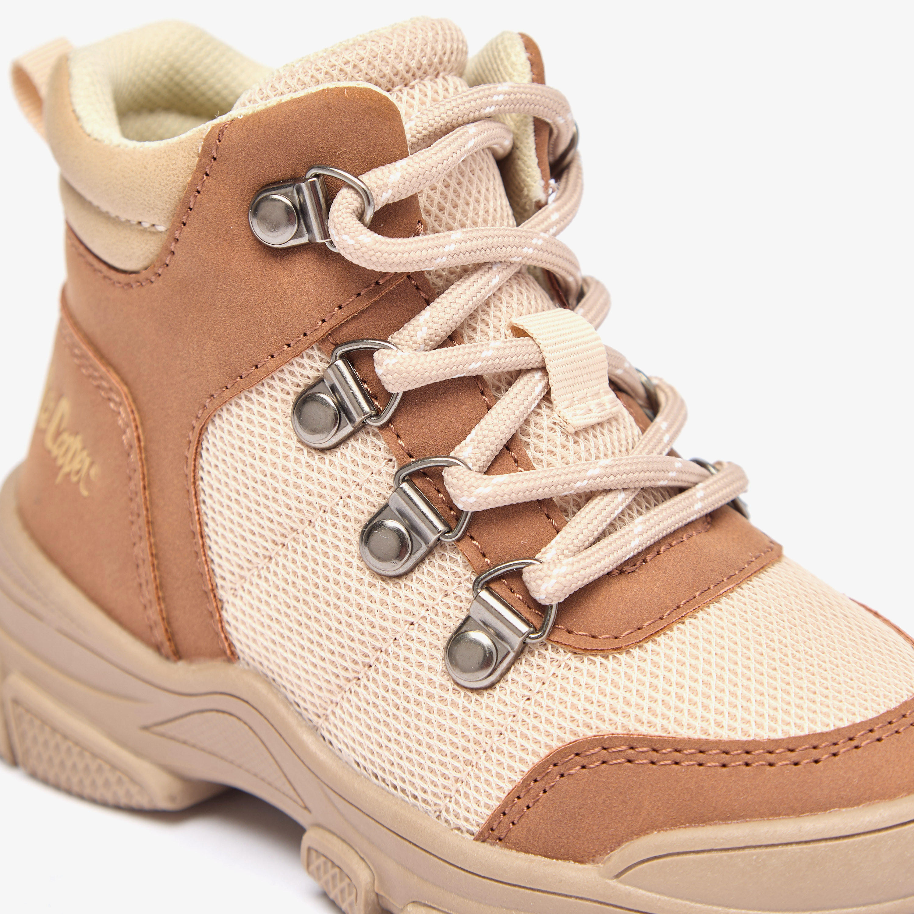 Lee Cooper Boys' Panelled Ankle Boots with Zip Closure-boys-shoes-boots-image-5
