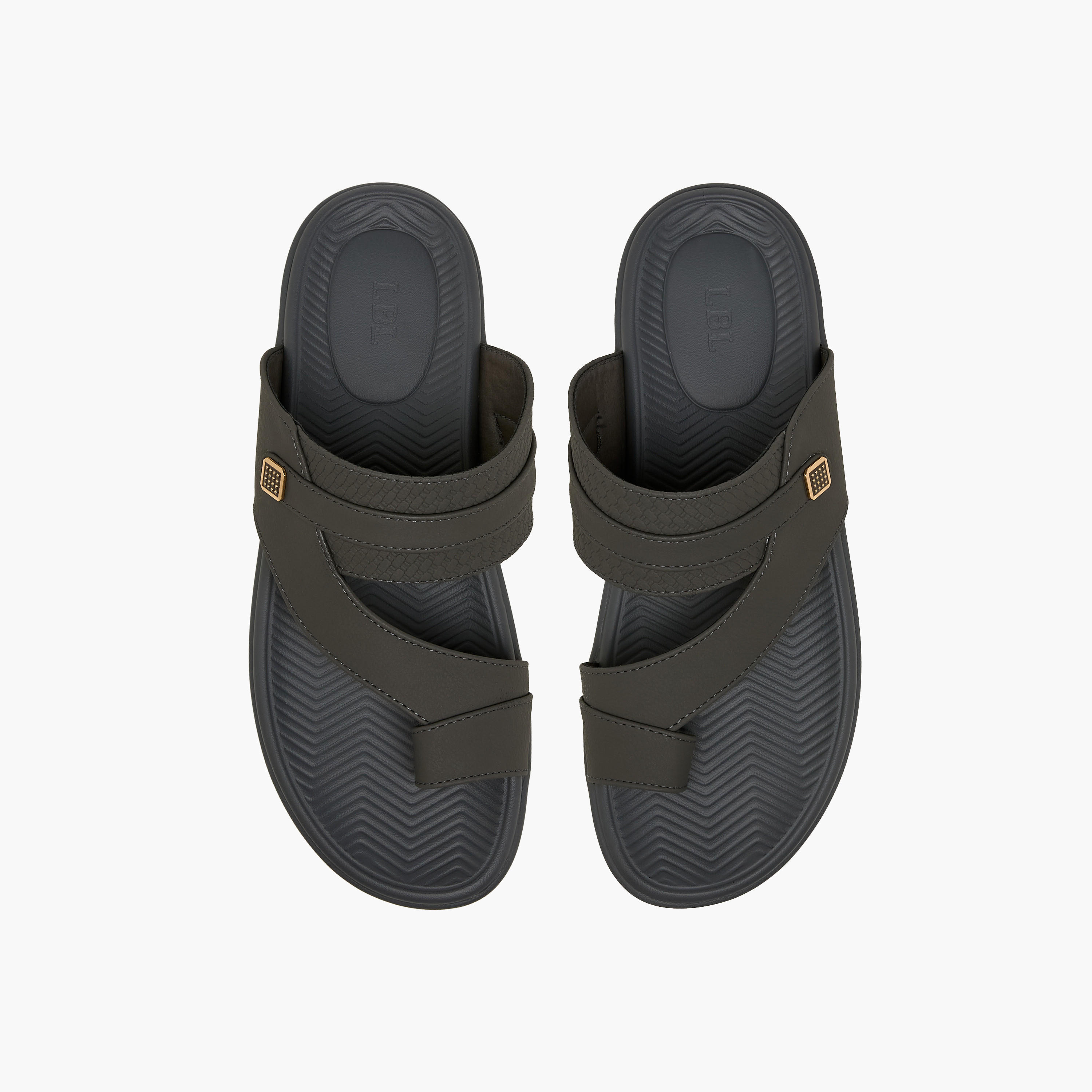 LBL by Shoexpress Men Textured Arabic Sandals-men-shoes-sandals-image-1