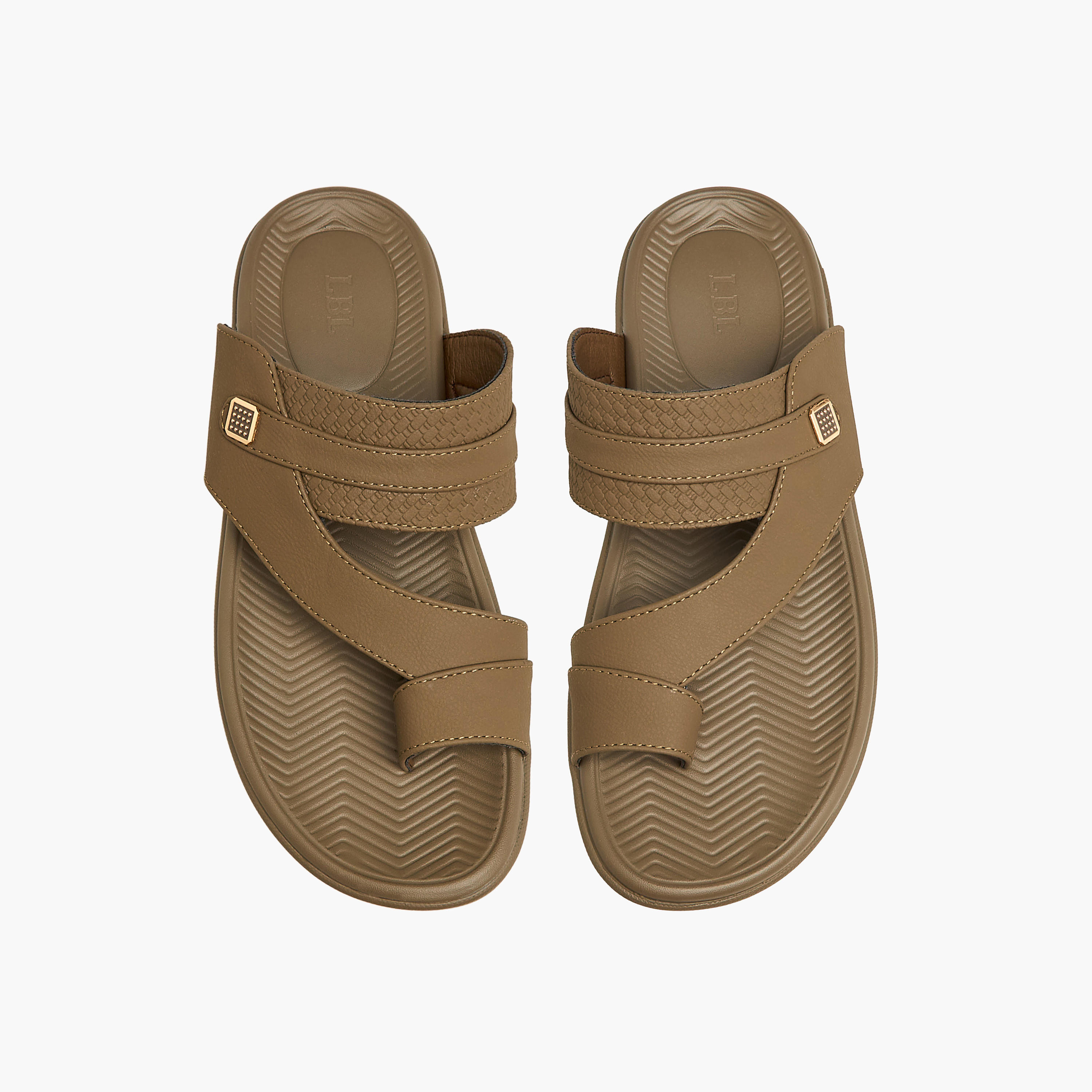 LBL by Shoexpress Men Textured Arabic Sandals-men-shoes-sandals-image-1