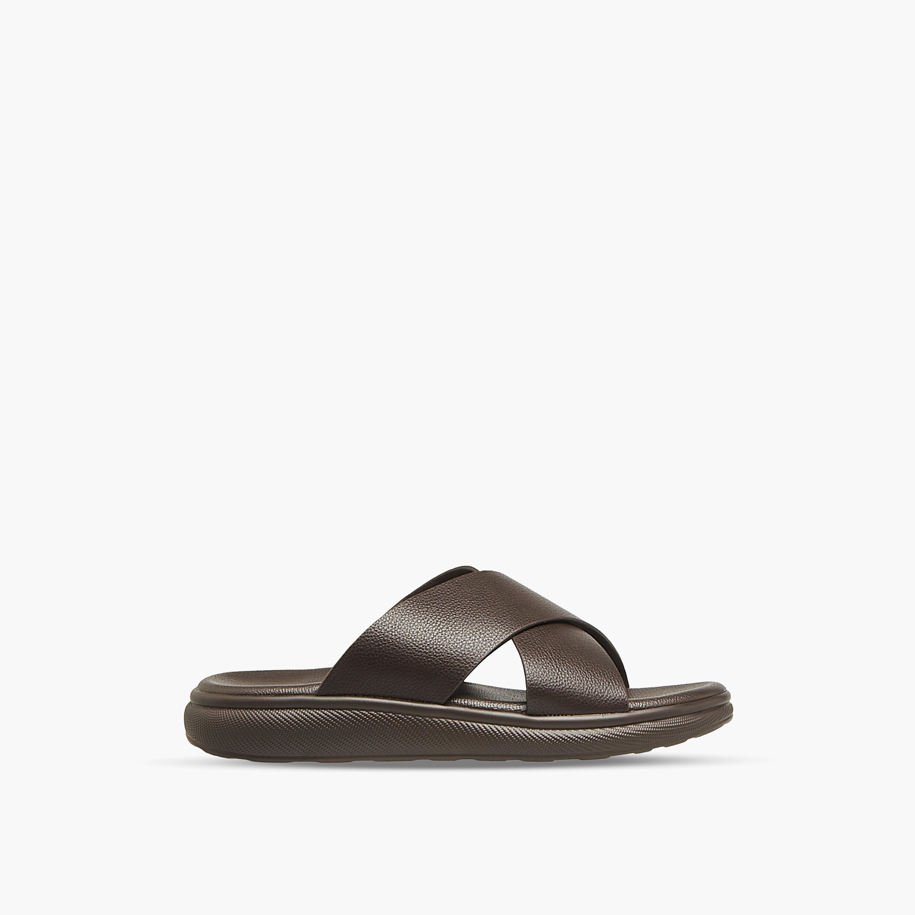 LBL by Shoexpress Men Solid Cross Strap Sandals-men-shoes-sandals-image-3