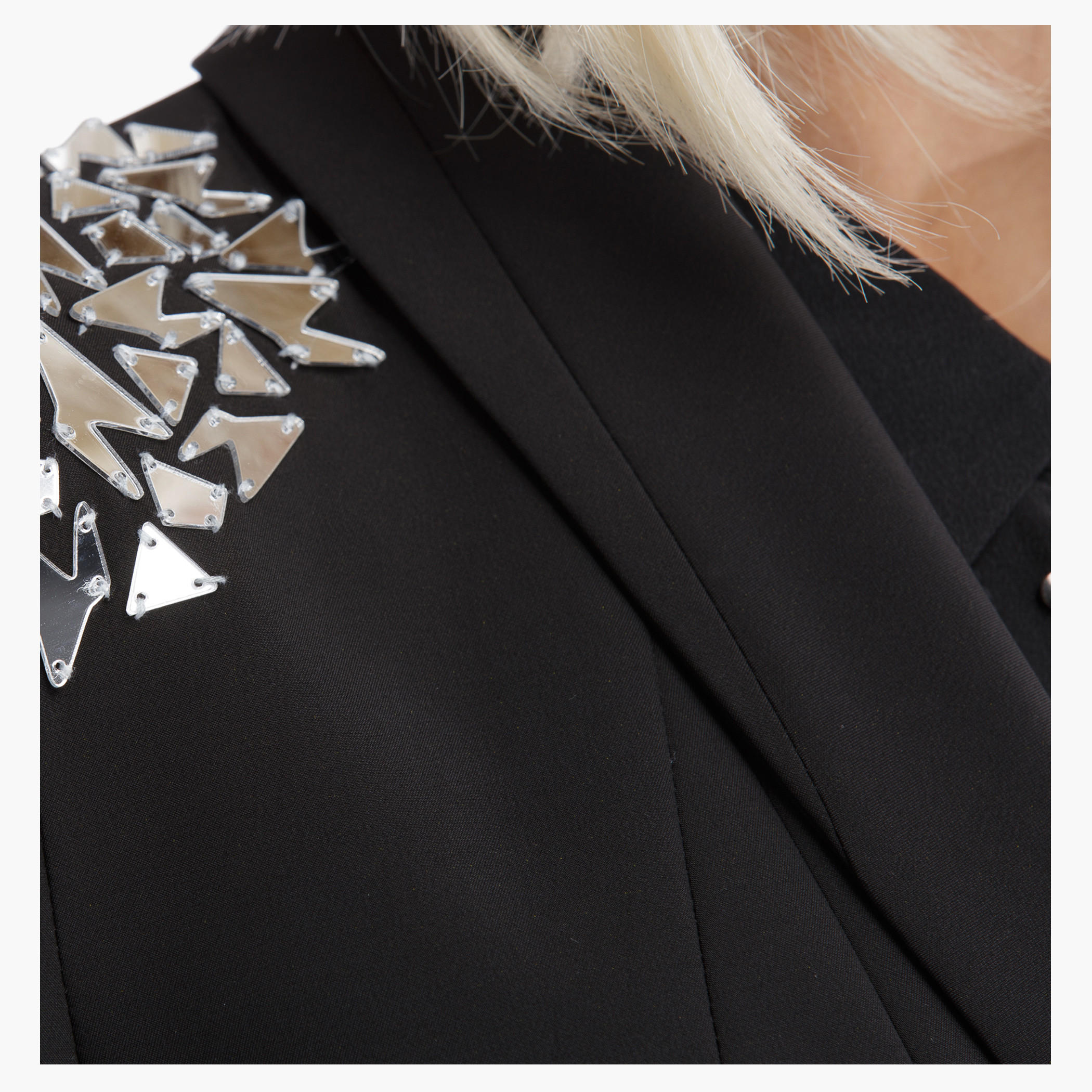BLACK by Splash Embellished Jacket with Long Sleeves-women-clothing-coatsandjackets-blazers-image-4