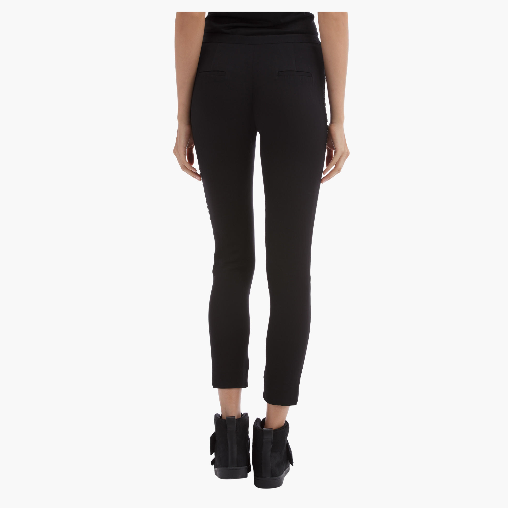 BLACK by Splash Studs Embellished Pants-women-clothing-bottoms-trousers-image-2