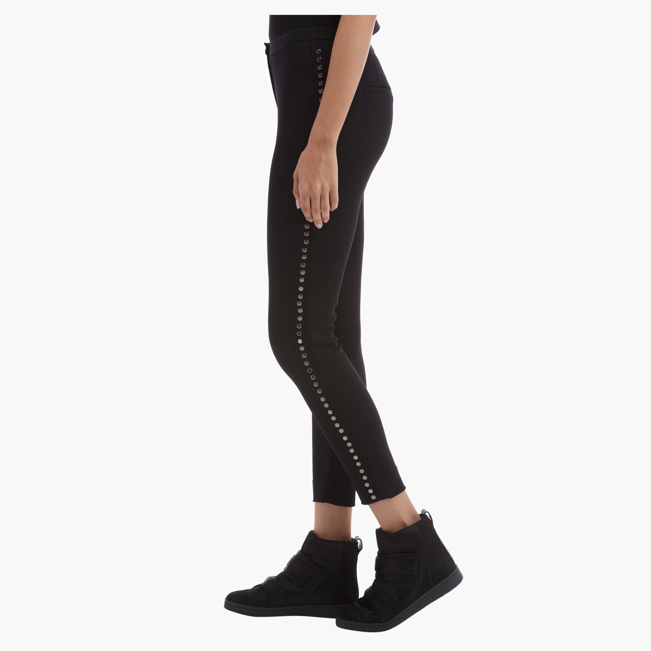 BLACK by Splash Studs Embellished Pants-women-clothing-bottoms-trousers-image-3