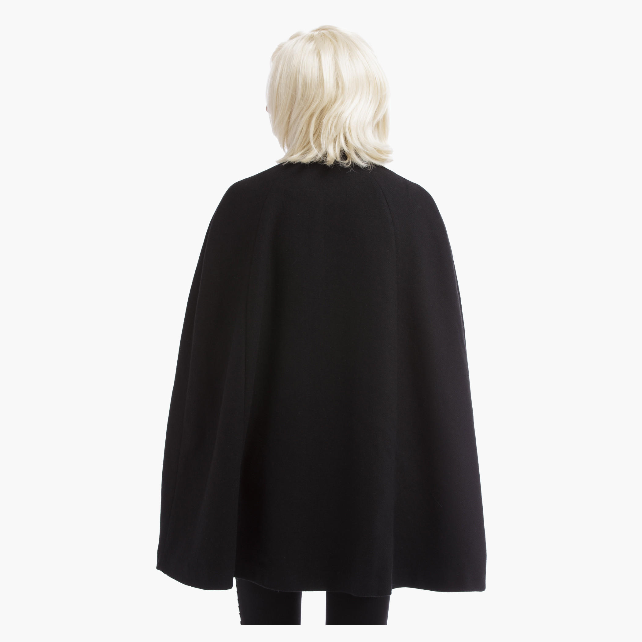 BLACK by Splash Cape Jacket with Piping-women-clothing-coatsandjackets-coats-image-3
