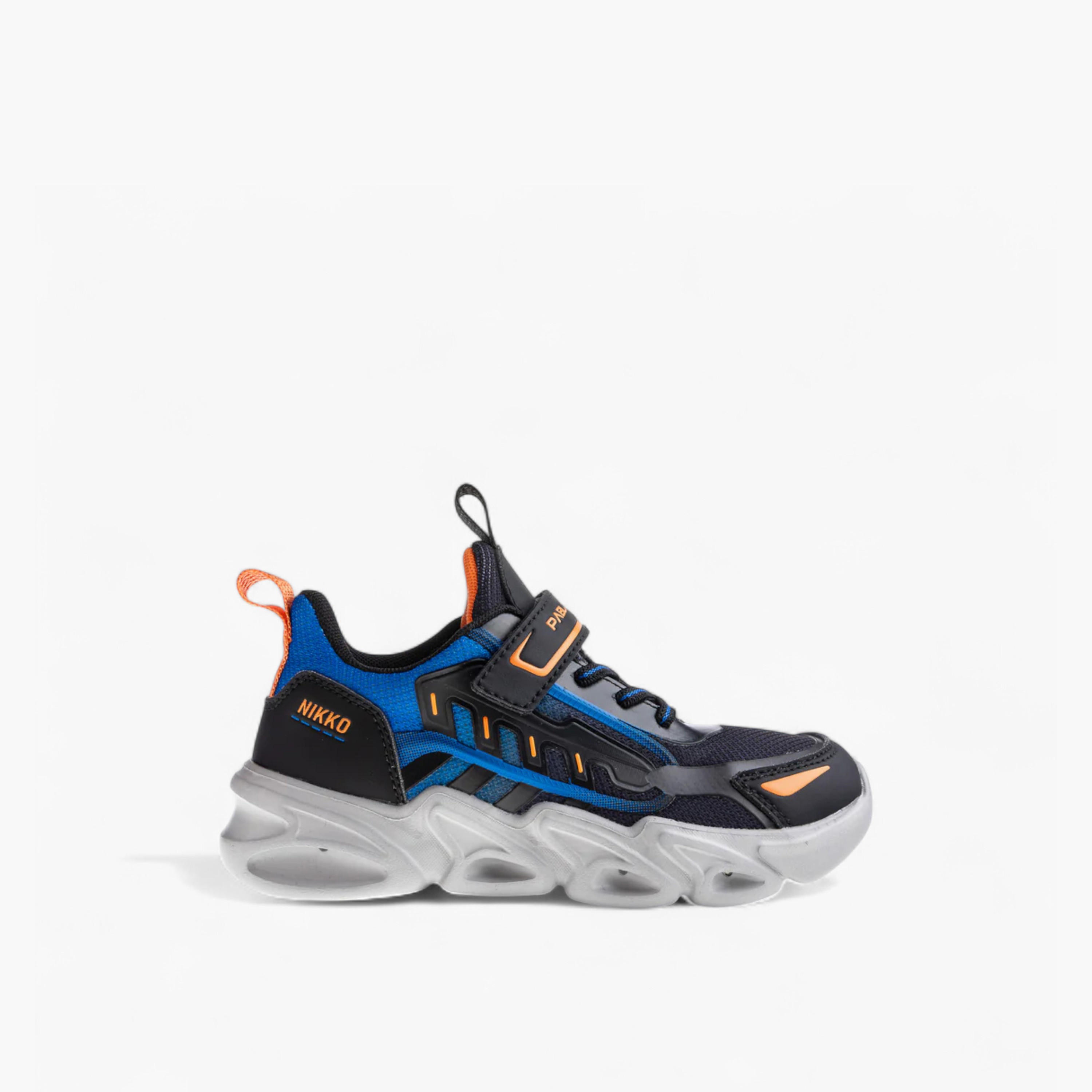 Pablosky Boys' Light-Up Sports Shoes with Hook and Loop Closure-boys-shoes-sports-image-2
