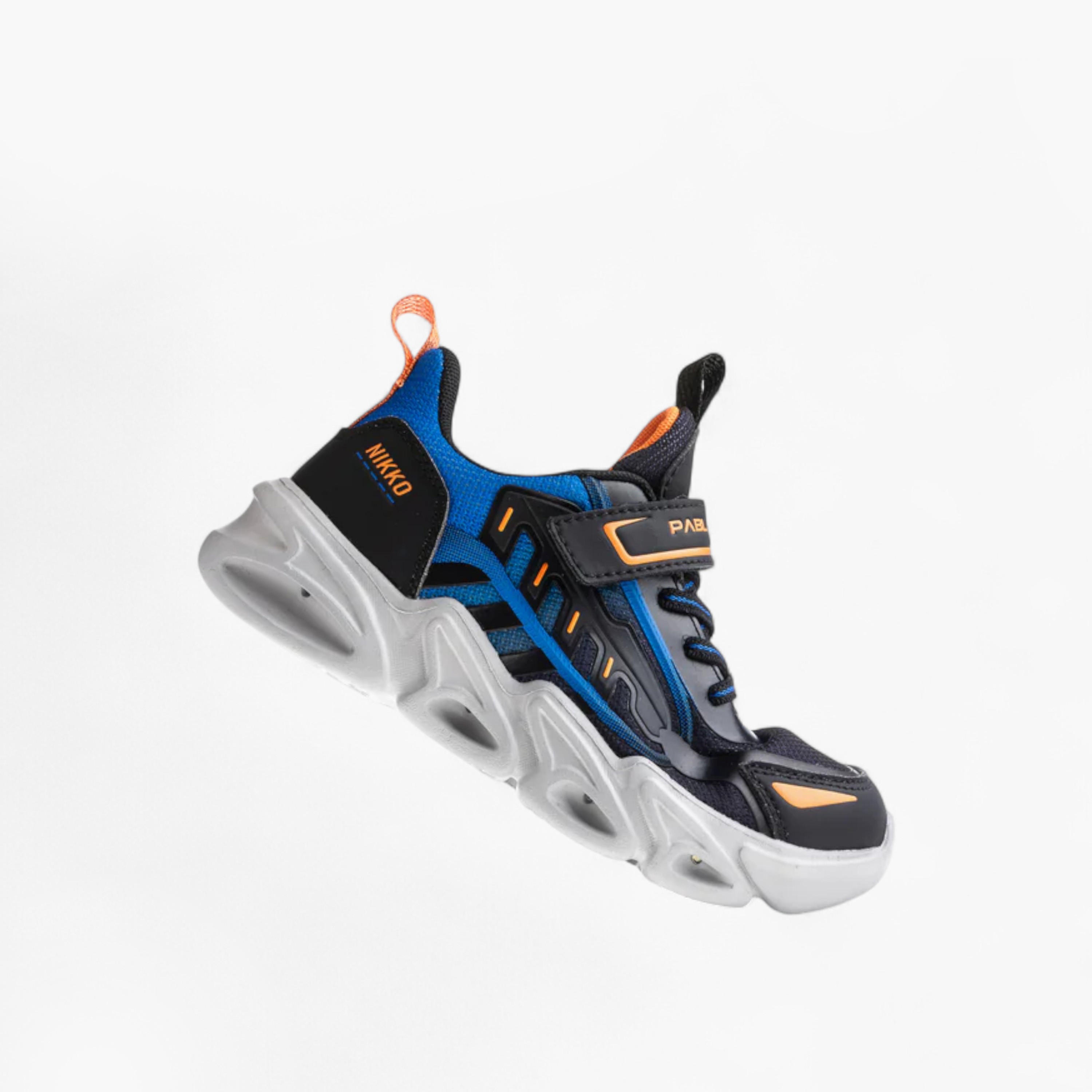 Pablosky Boys' Light-Up Sports Shoes with Hook and Loop Closure-boys-shoes-sports-image-5