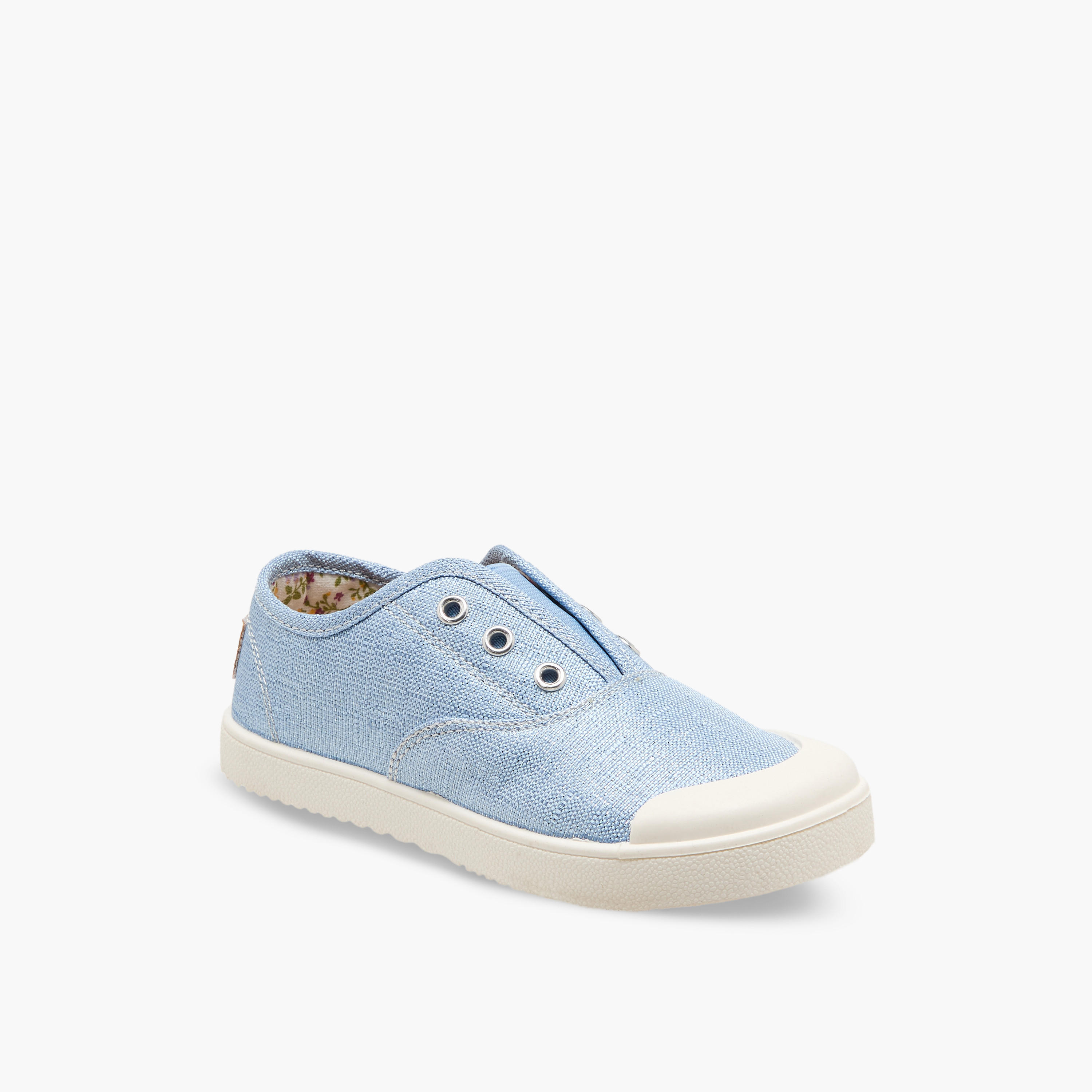 حذاء كانفاس بشريط مطاطي من بابلوفسكي-baby-girls-shoes-closedshoes-image-2