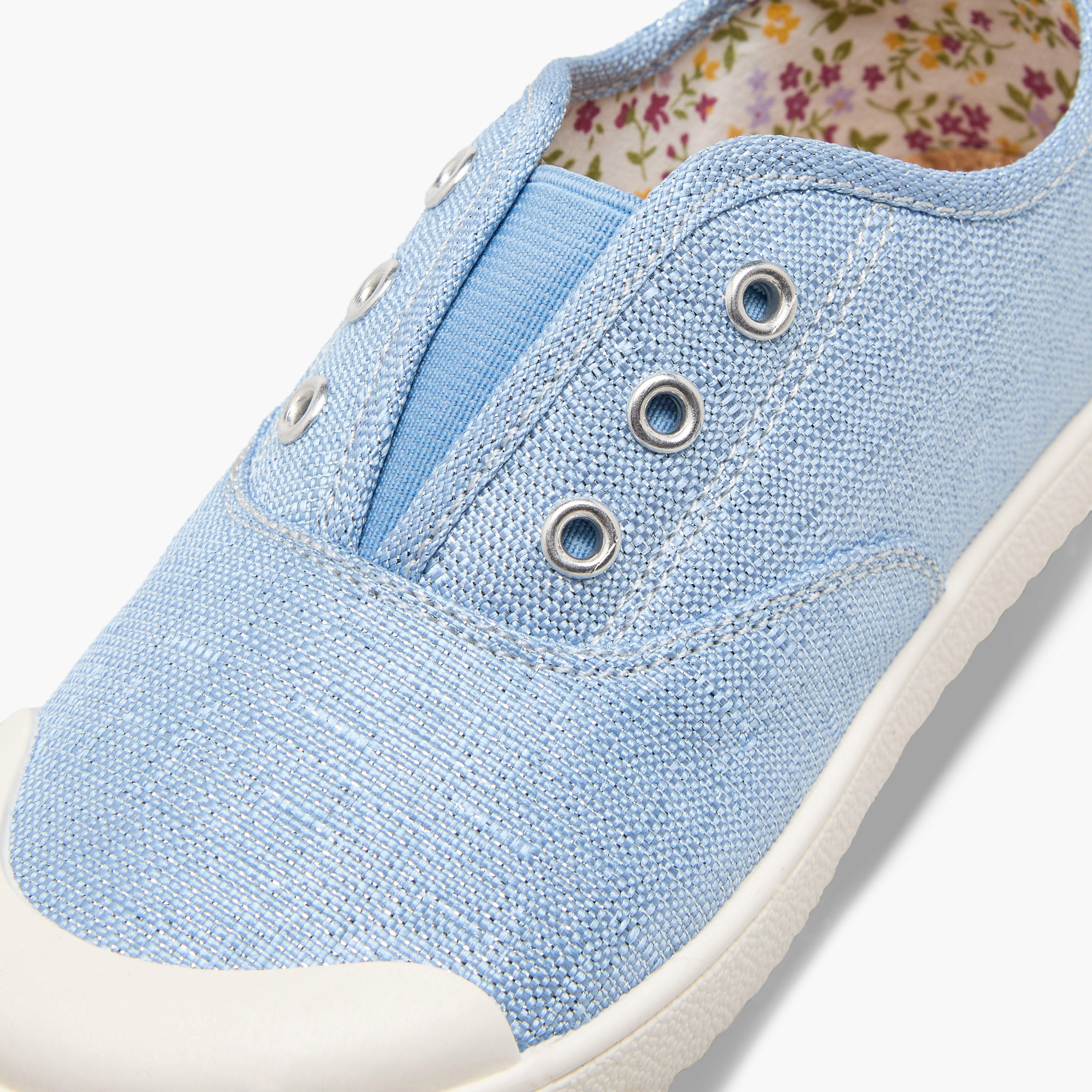 حذاء كانفاس بشريط مطاطي من بابلوفسكي-baby-girls-shoes-closedshoes-image-4