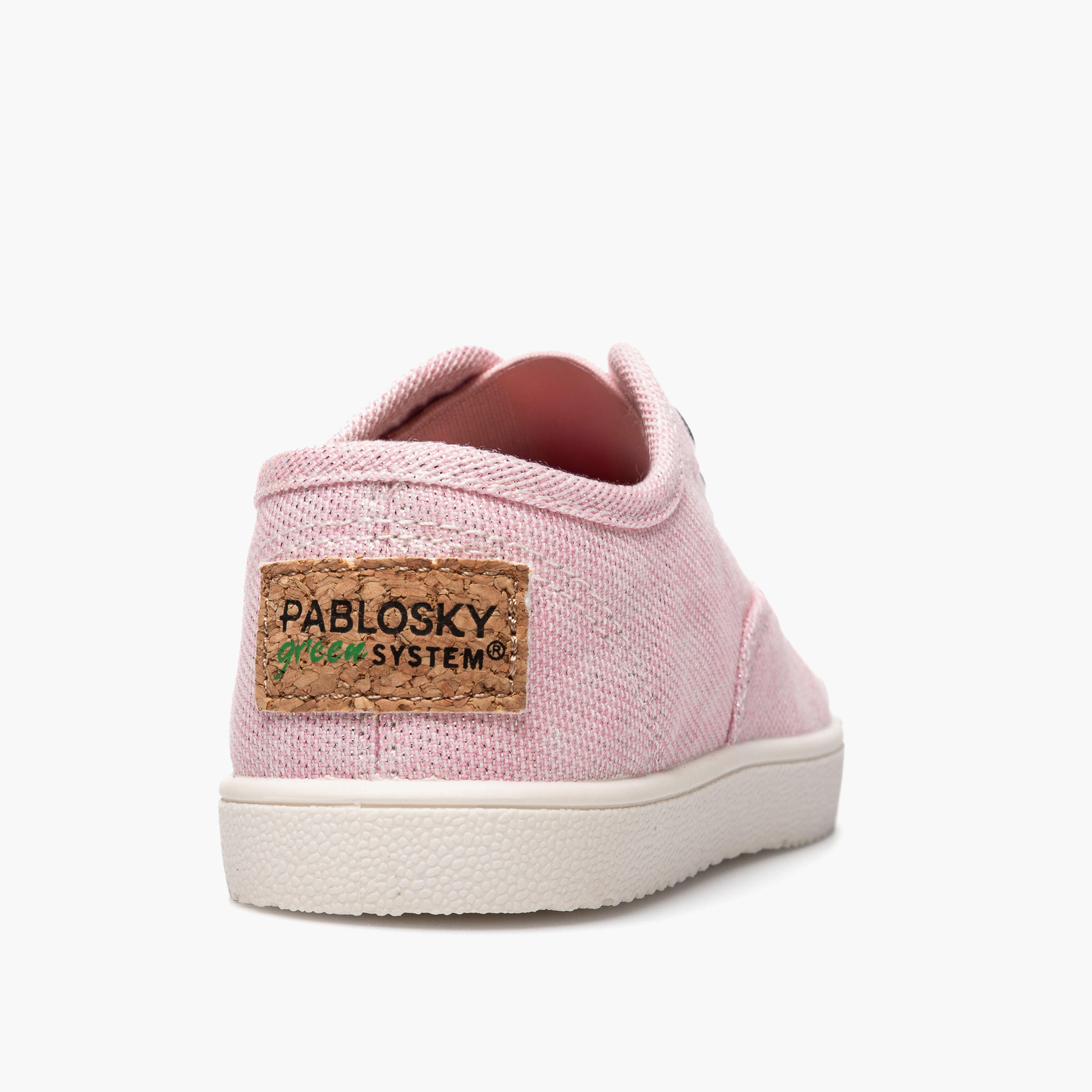 Pablosky Canvas Sneakers with Eyelets-baby-girls-shoes-closedshoes-image-3