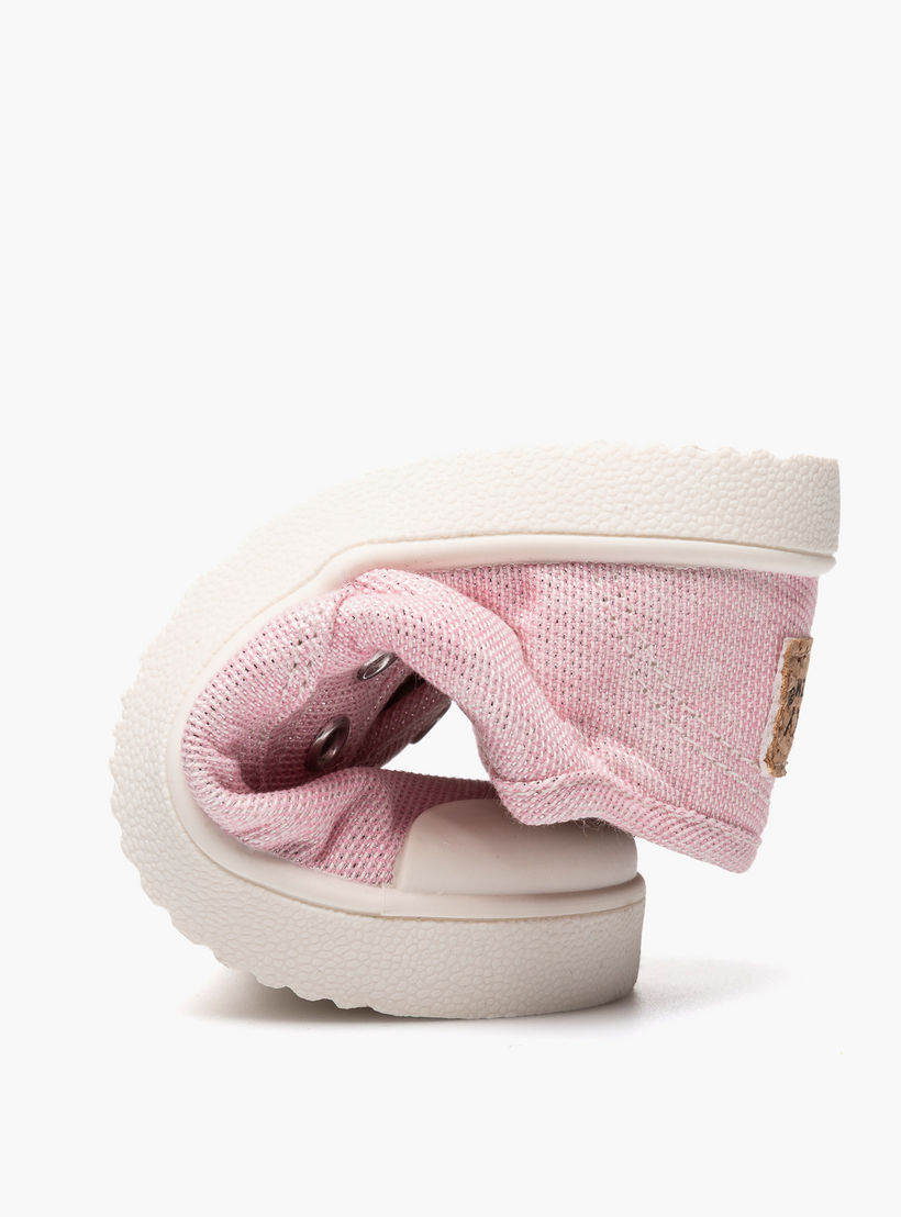 Pablosky Canvas Sneakers with Eyelets-baby-girls-shoes-closedshoes-image-6