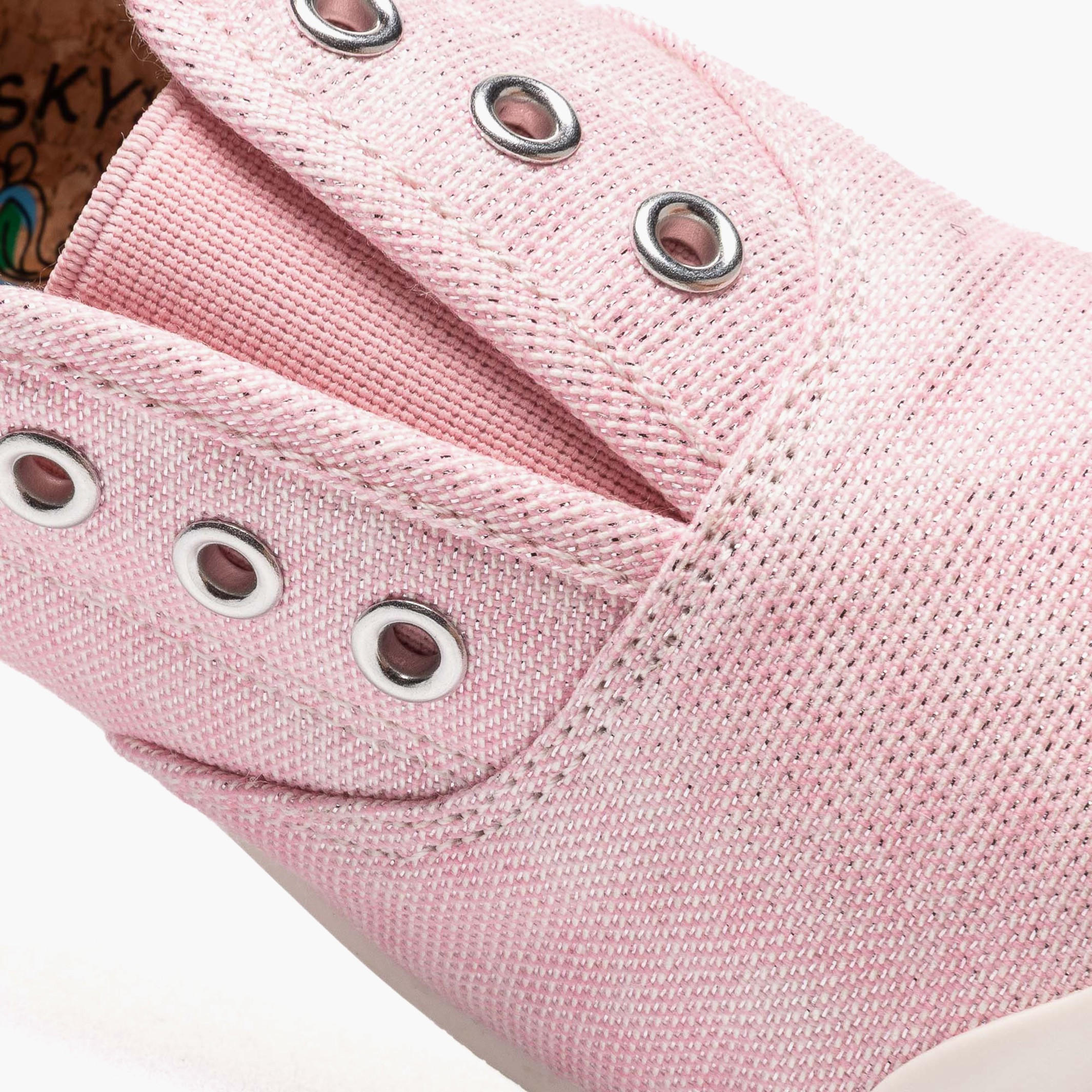 Pablosky Canvas Sneakers with Eyelets-baby-girls-shoes-closedshoes-image-7