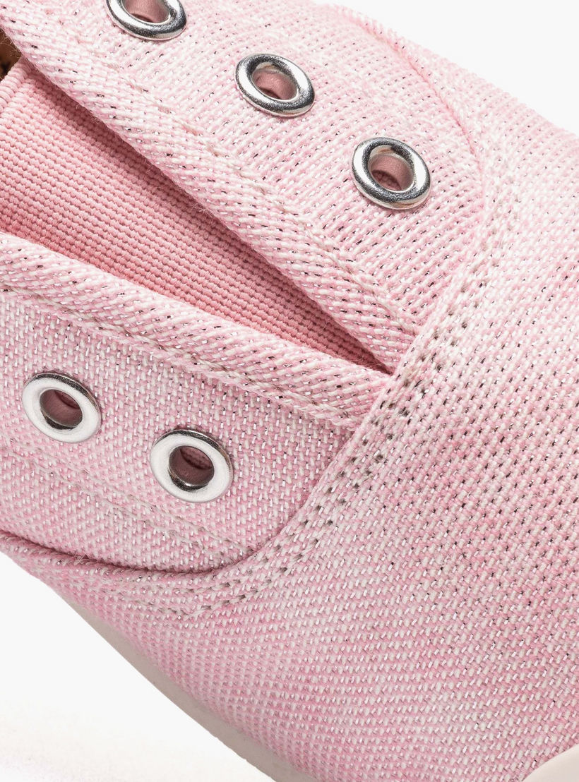 Pablosky Canvas Sneakers with Eyelets-baby-girls-shoes-closedshoes-image-7