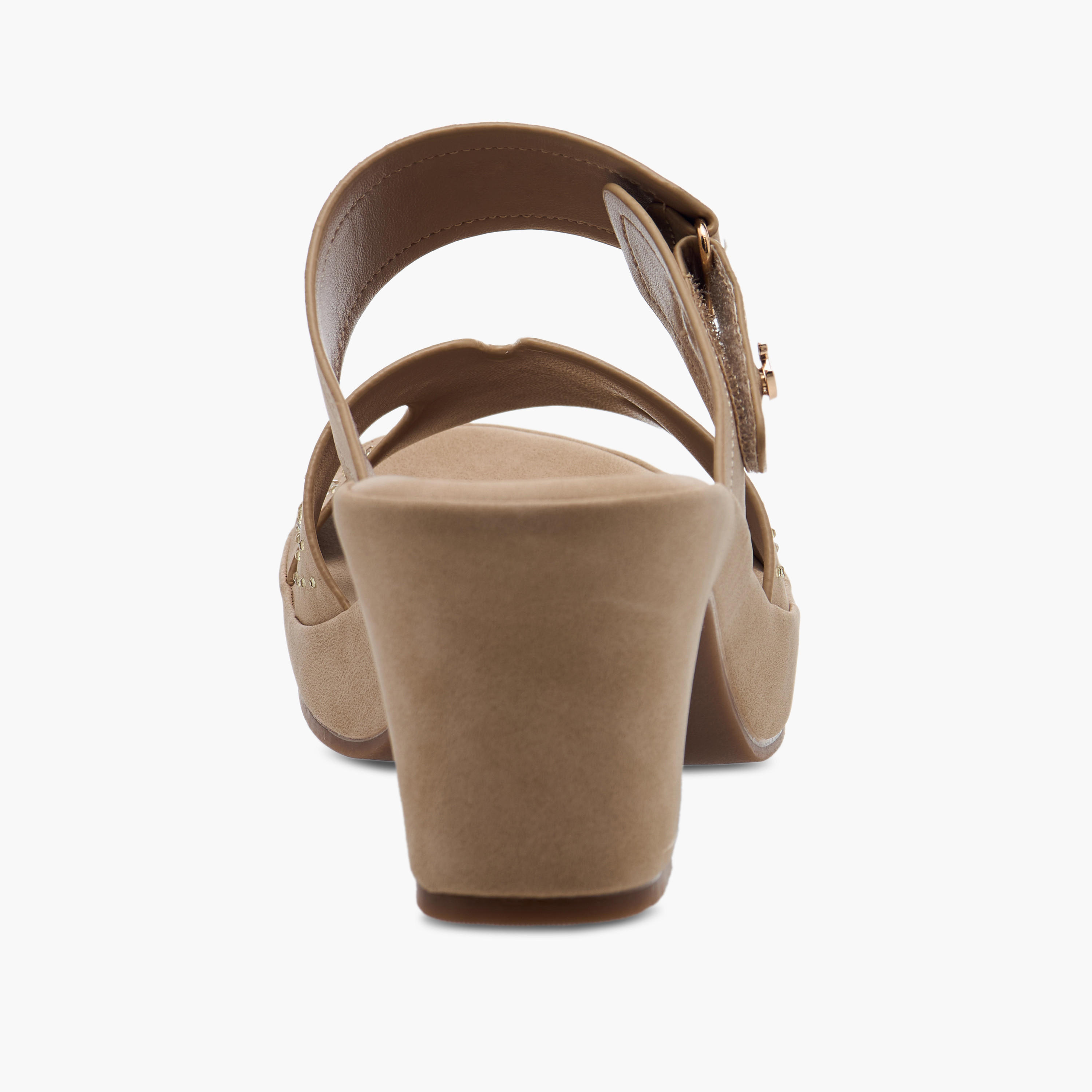 Le Confort Embellished Slip-On Comfort Sandals with Block Heels-women-shoes-sandals-heeled-image-5