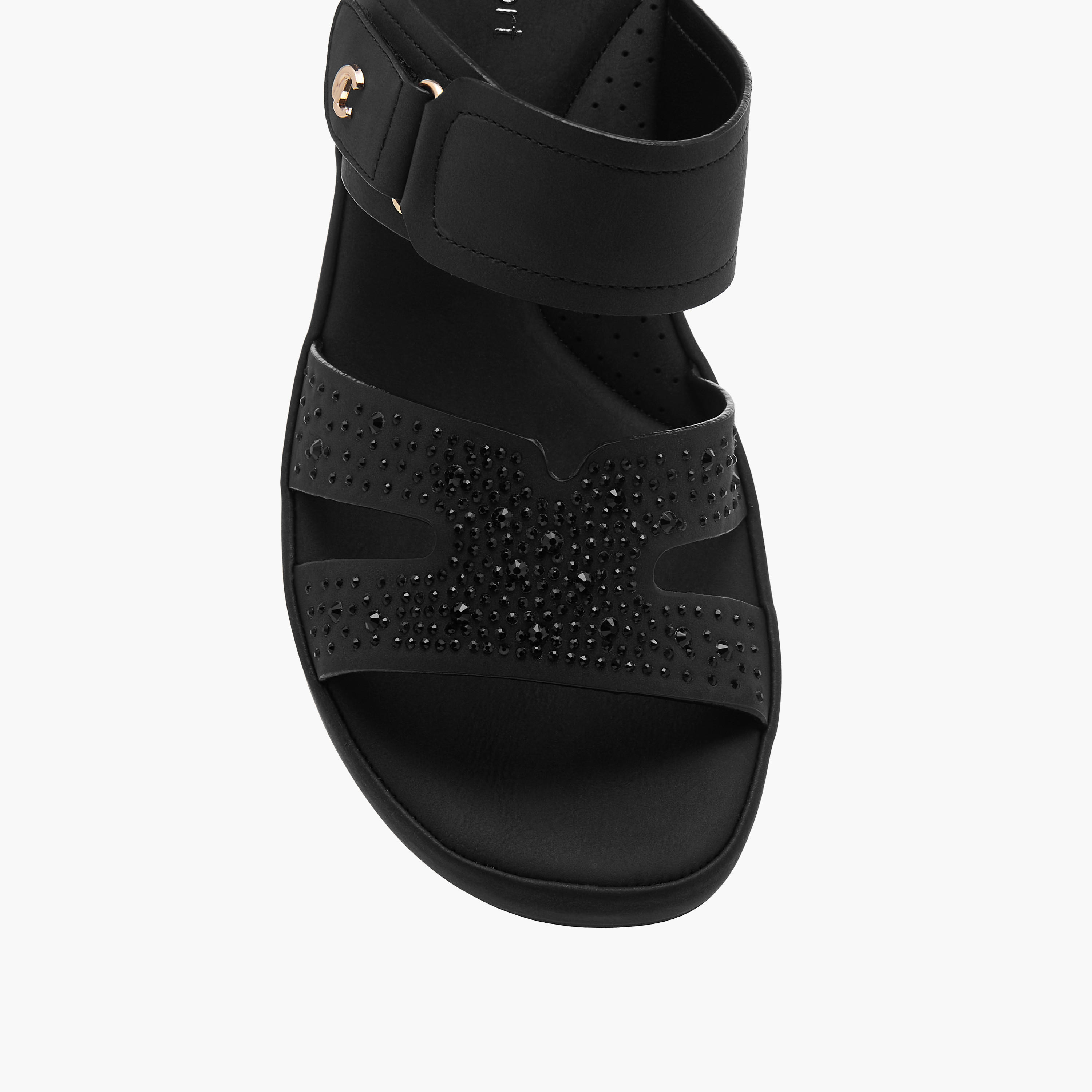 صندل مريح سهل الارتداء مزين بكعب سميك من لو كونفورت-women-shoes-sandals-heeled-image-4