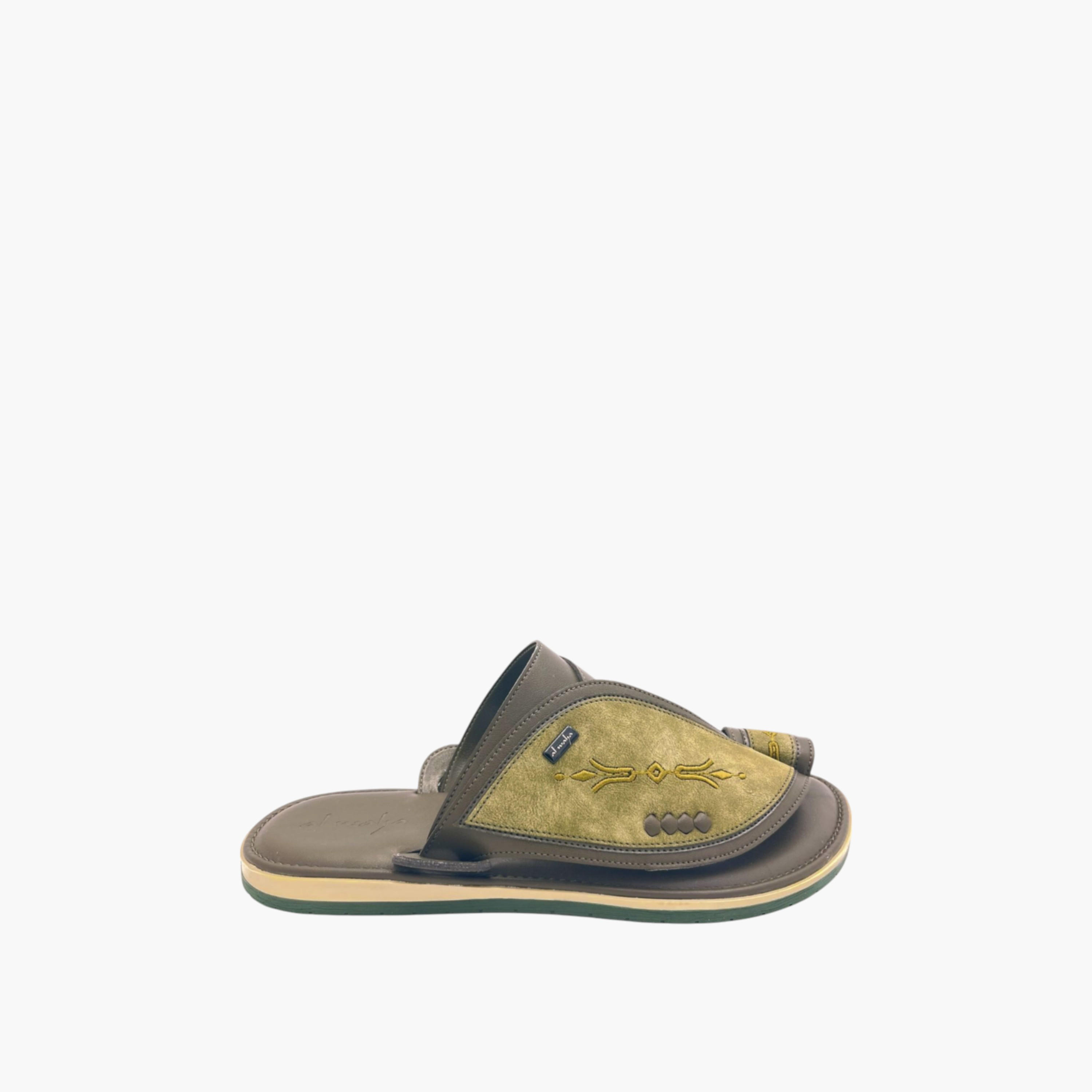 صندل مطرّز سهل الارتداء بحلقة إصبع من الواحة-men-shoes-sandals-image-3