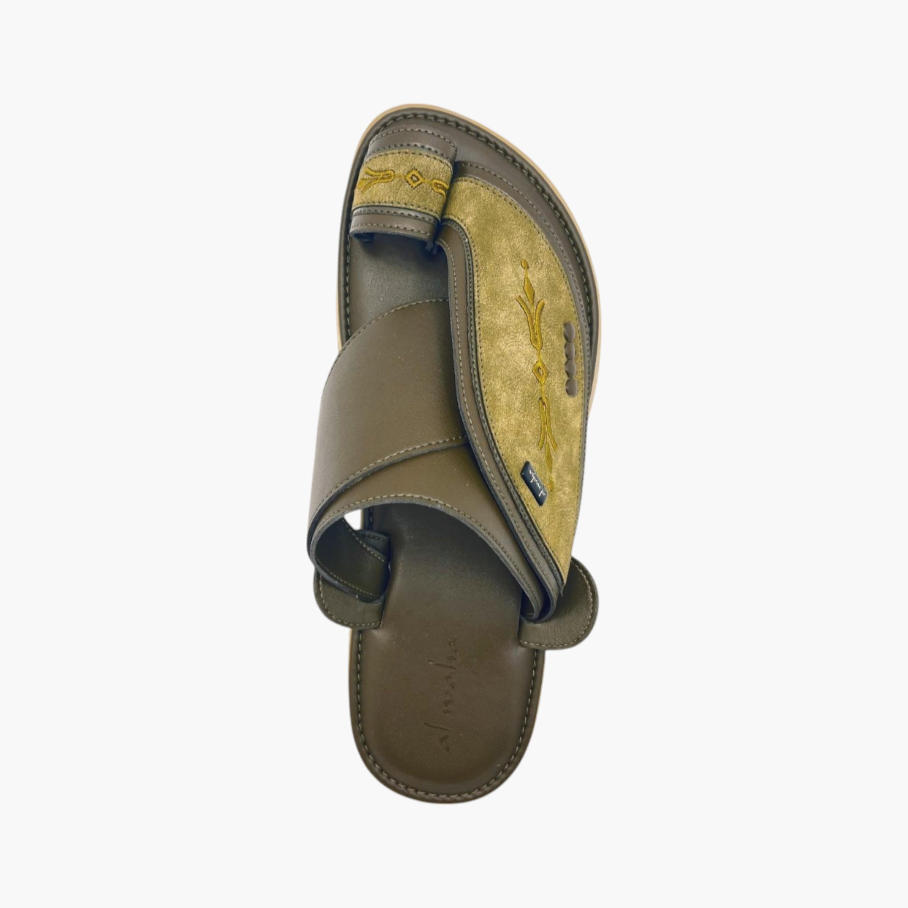 صندل مطرّز سهل الارتداء بحلقة إصبع من الواحة-men-shoes-sandals-image-2