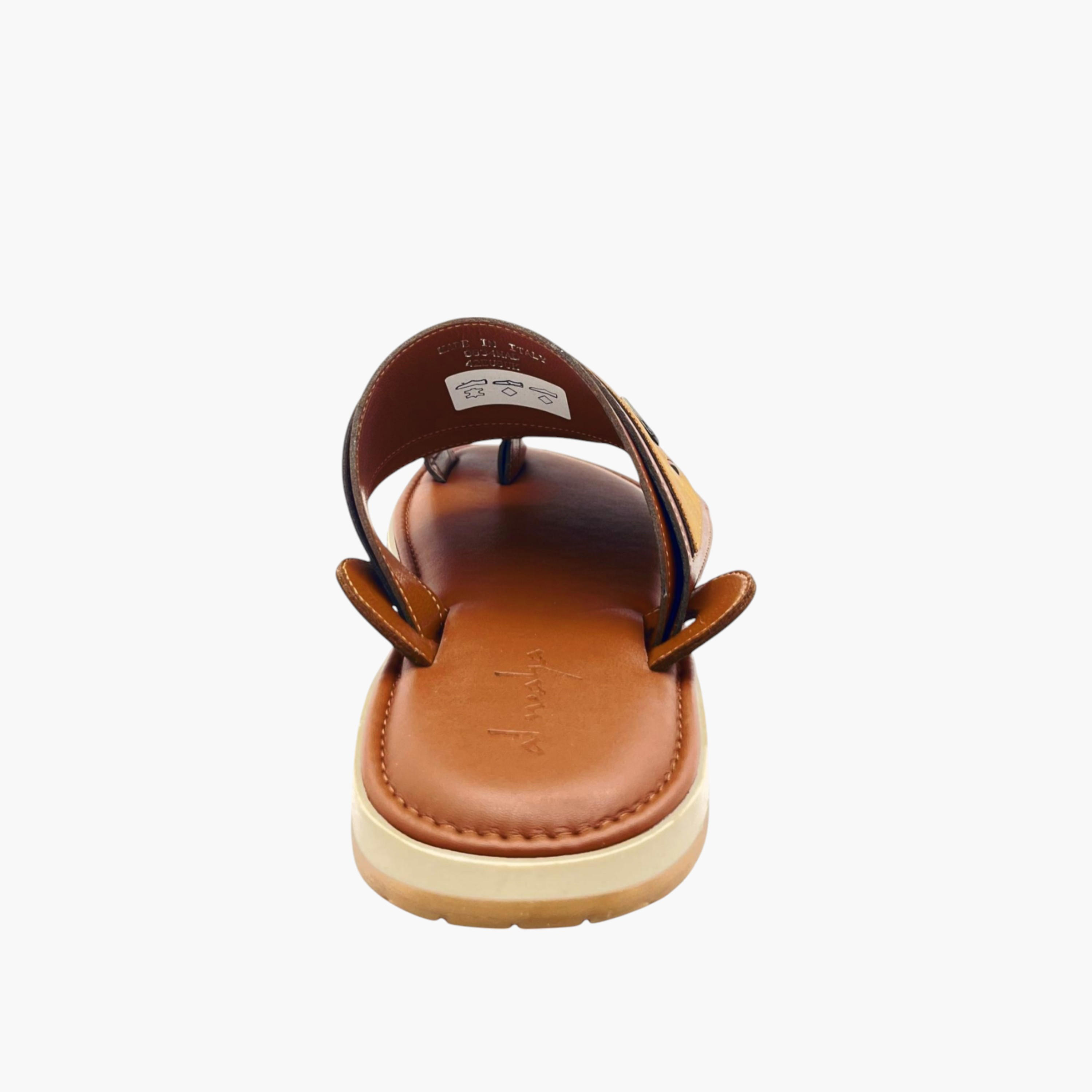 Al Waha Embroidered Slip-On Arabic Sandals with Toe Loop-men-shoes-sandals-image-4
