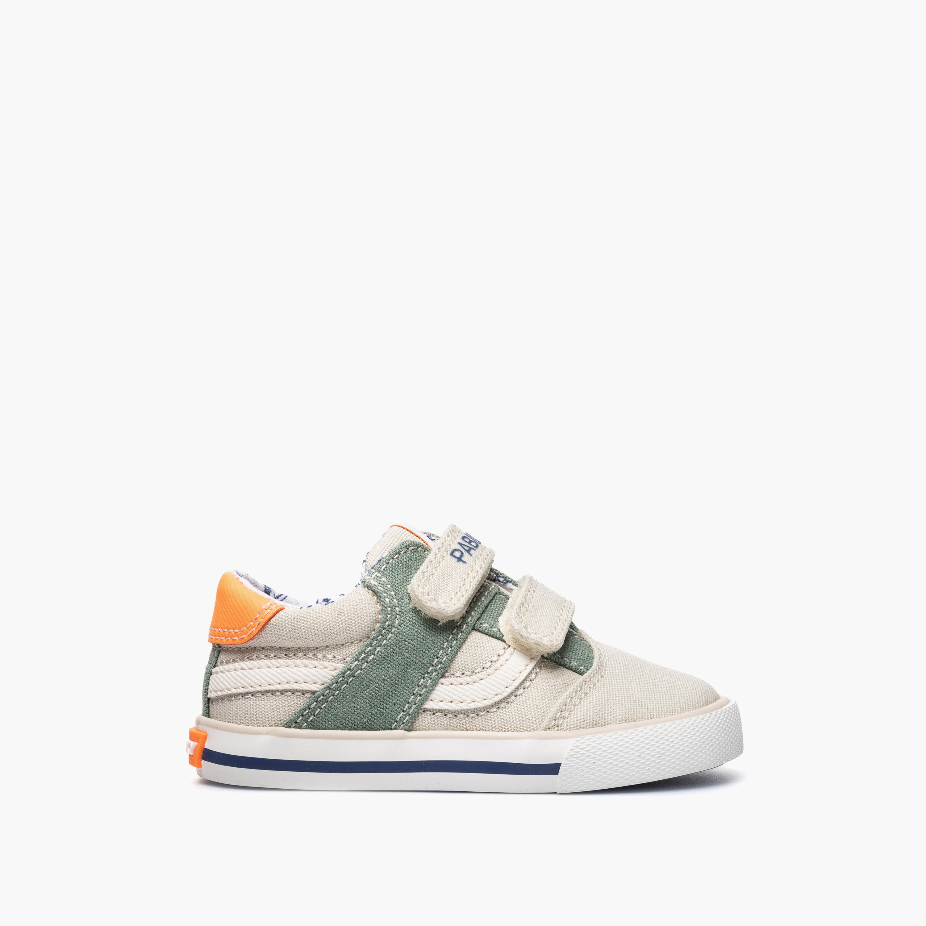 Pablosky Canvas Sneakers with Hook & Loop Closure-baby-boys-shoes-closedshoes-image-2