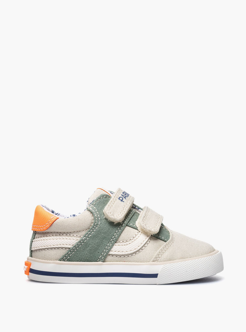 Pablosky Canvas Sneakers with Hook & Loop Closure-baby-boys-shoes-closedshoes-image-2