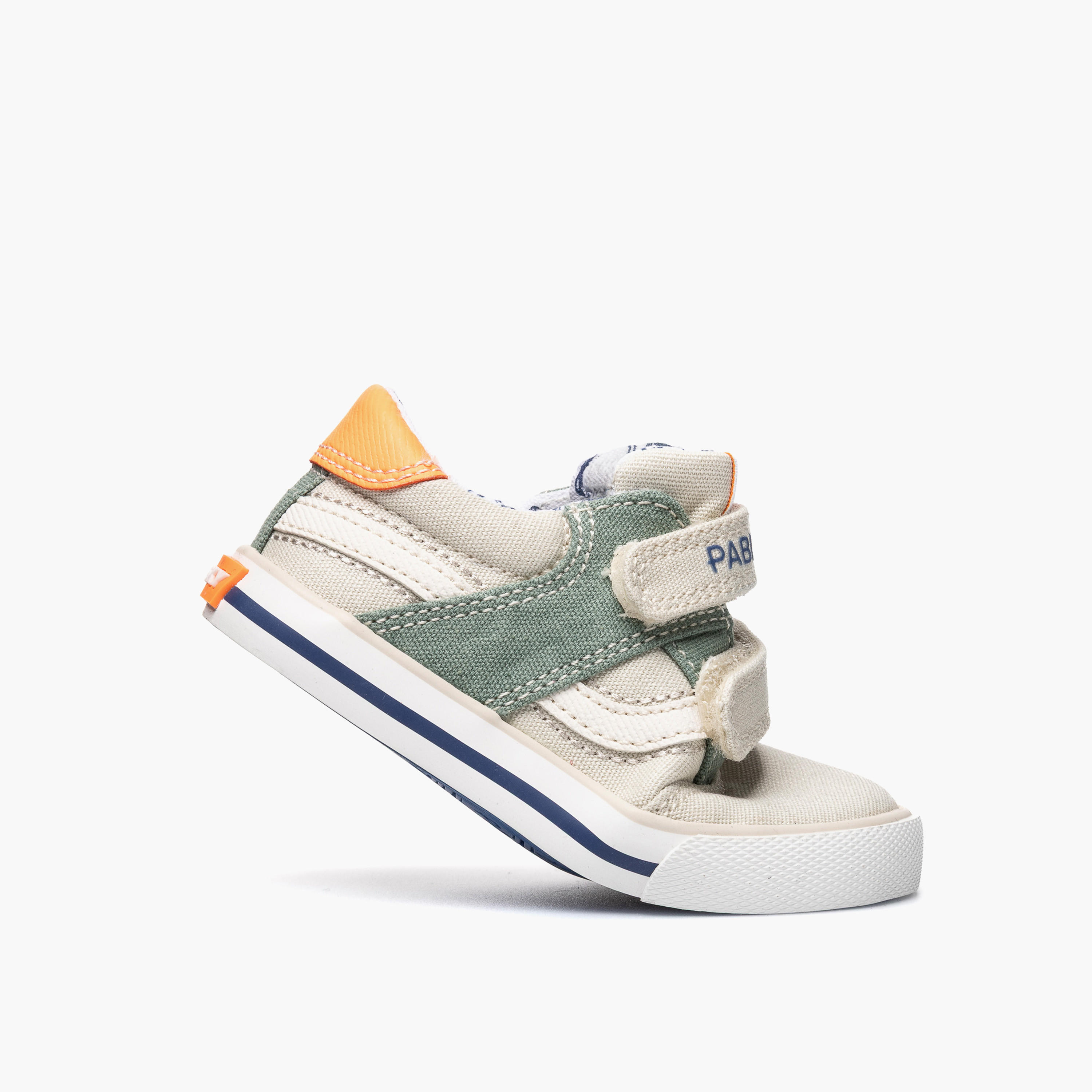 Pablosky Canvas Sneakers with Hook & Loop Closure-baby-boys-shoes-closedshoes-image-5