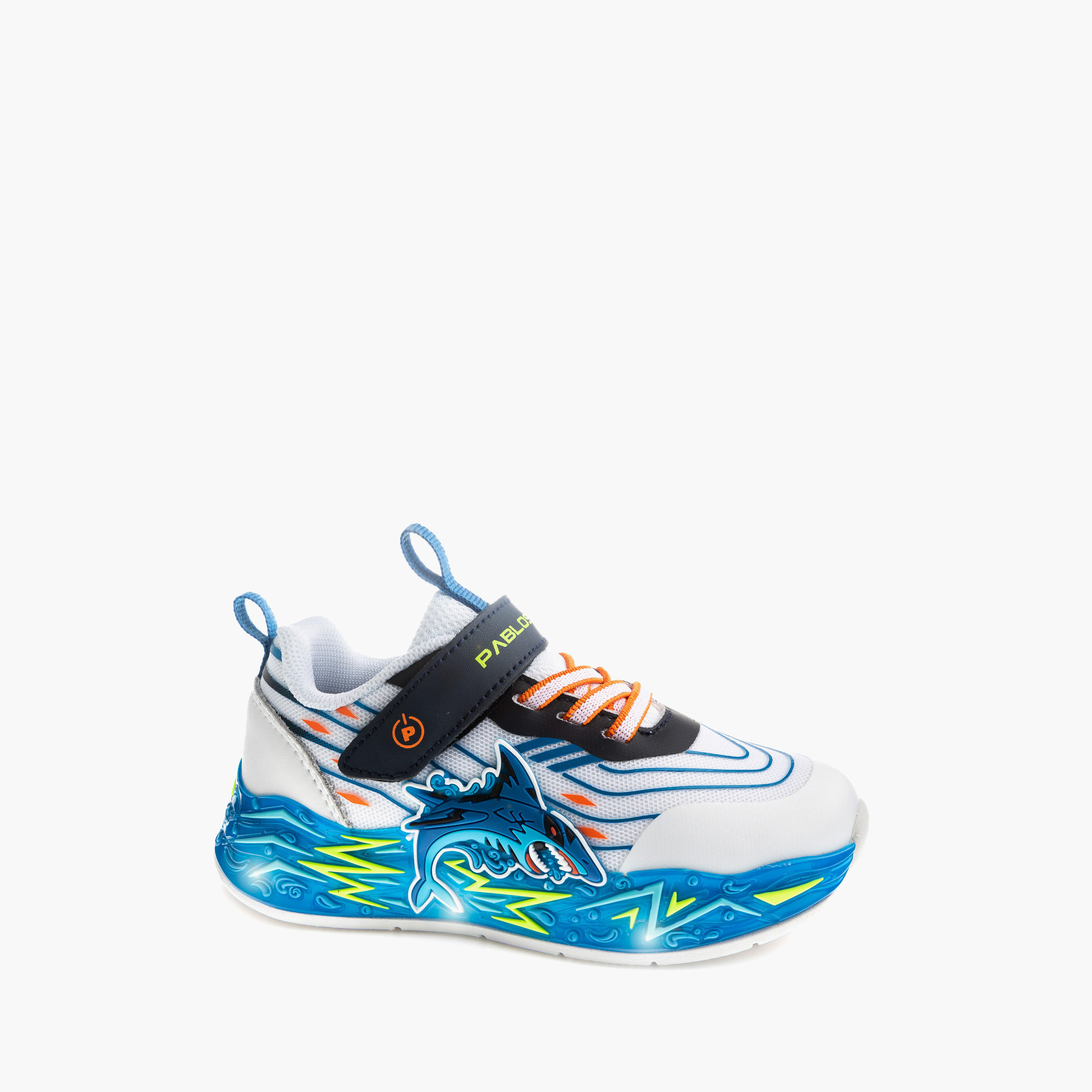 Pablosky Sports Shoes with Hook & Loop Closure, Light-Up-baby-boys-shoes-closedshoes-image-1