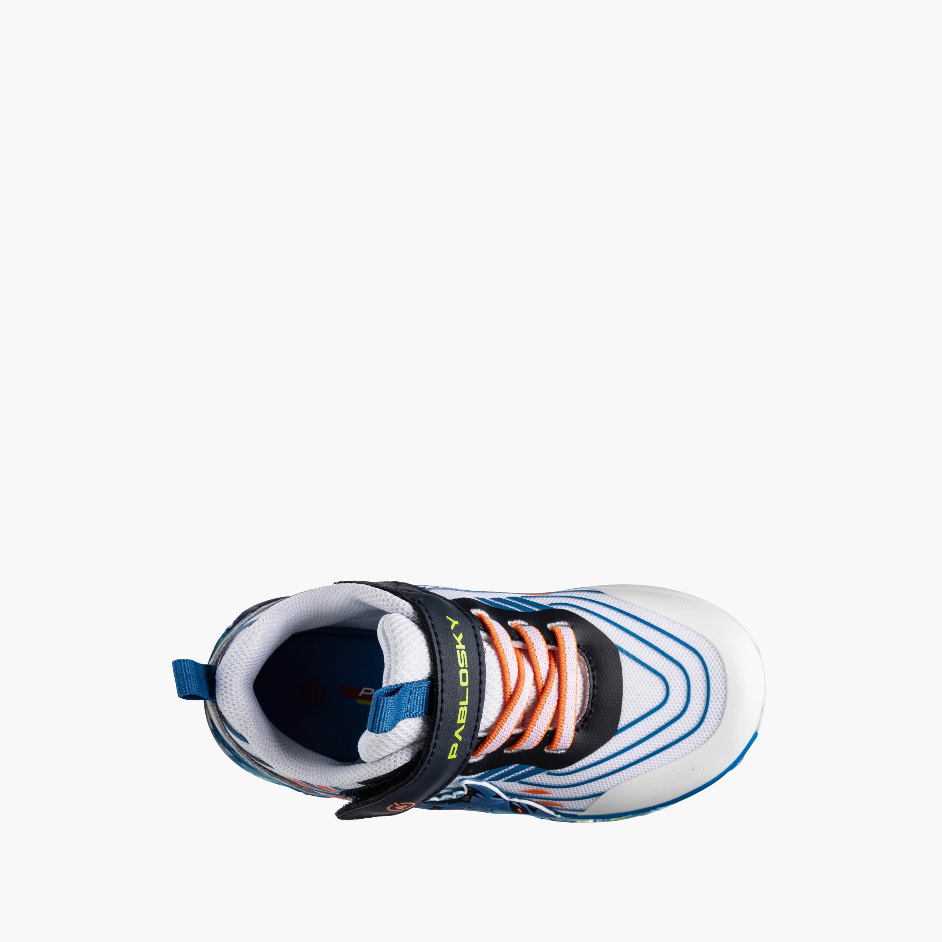 Pablosky Sports Shoes with Hook & Loop Closure, Light-Up-baby-boys-shoes-closedshoes-image-4