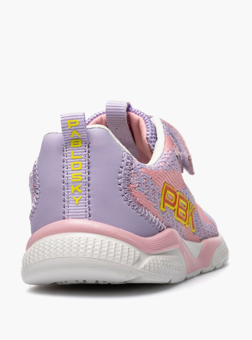 حذاء رياضي بشريط إغلاق لاصق للبنات من بابلوسكي-girls-shoes-sports-image-3