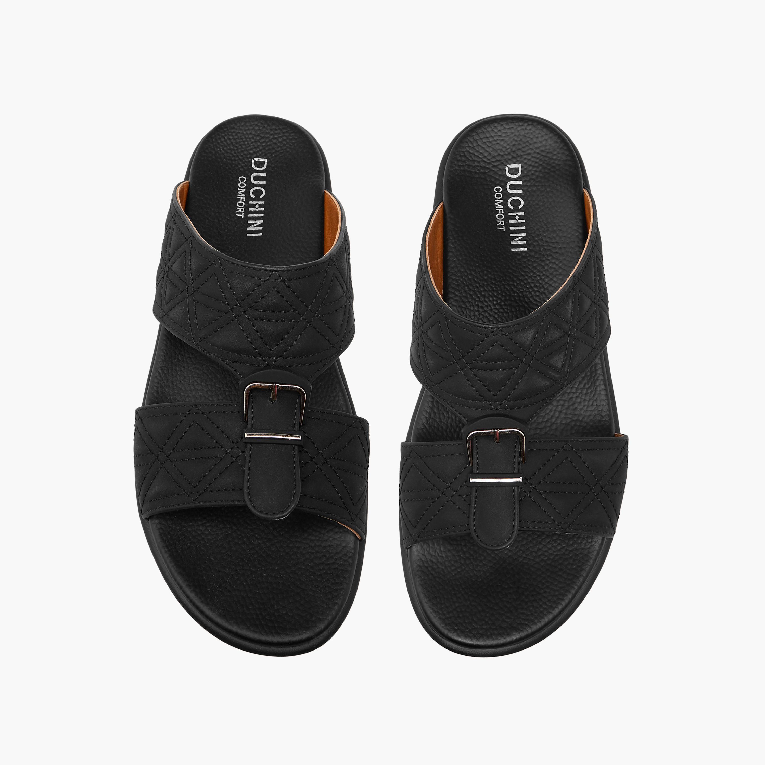Duchini Men Buckle Accent Arabic Sandals-men-shoes-sandals-image-1