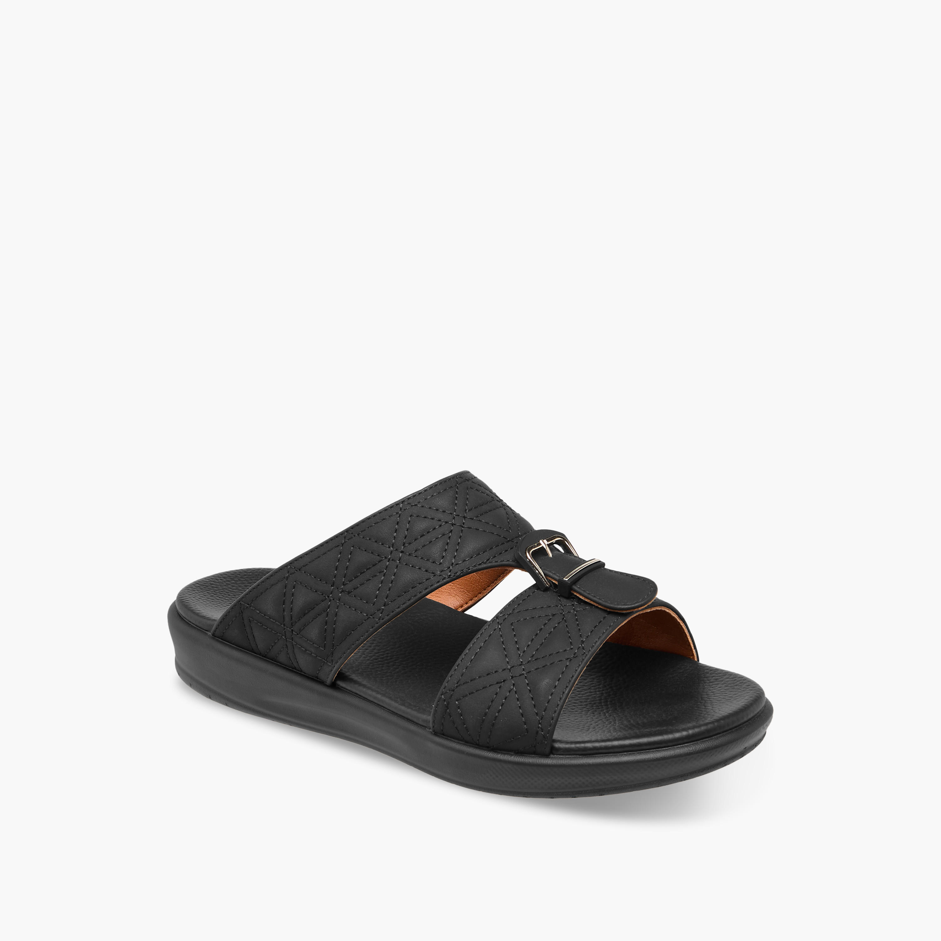Duchini Men Buckle Accent Arabic Sandals-men-shoes-sandals-image-2