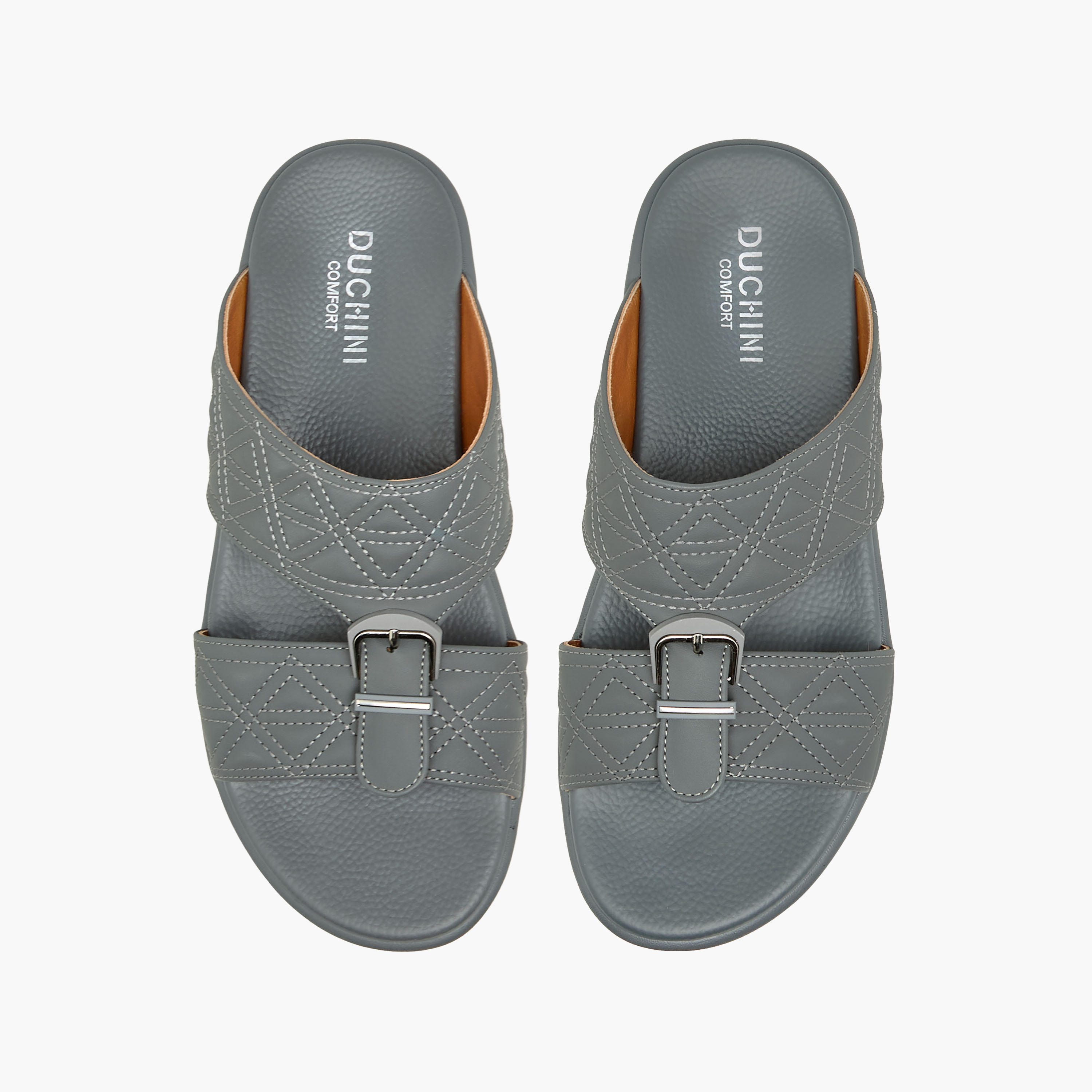 Duchini Men Buckle Accent Arabic Sandals-men-shoes-sandals-image-1